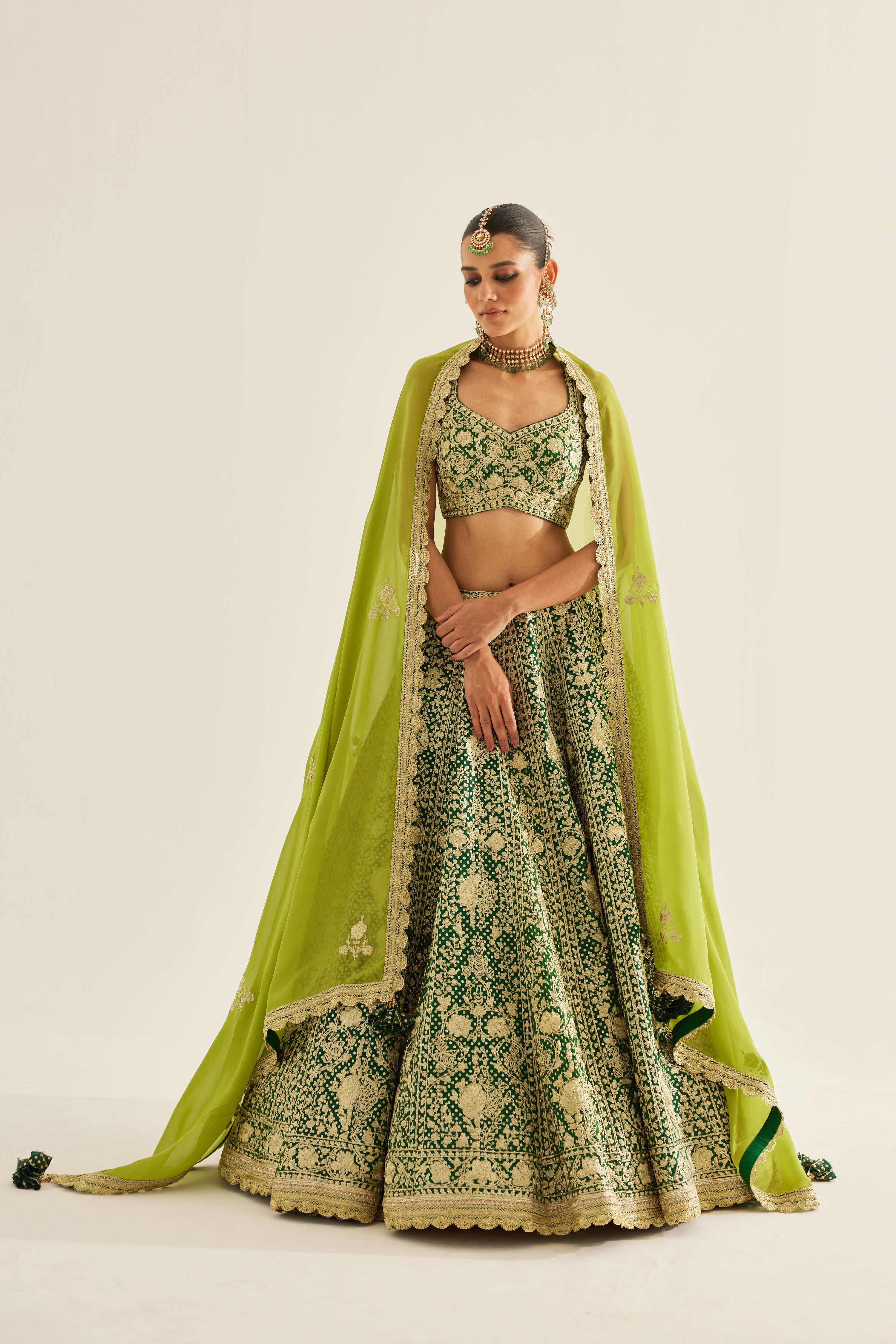 Verdant Green Lehenga Set