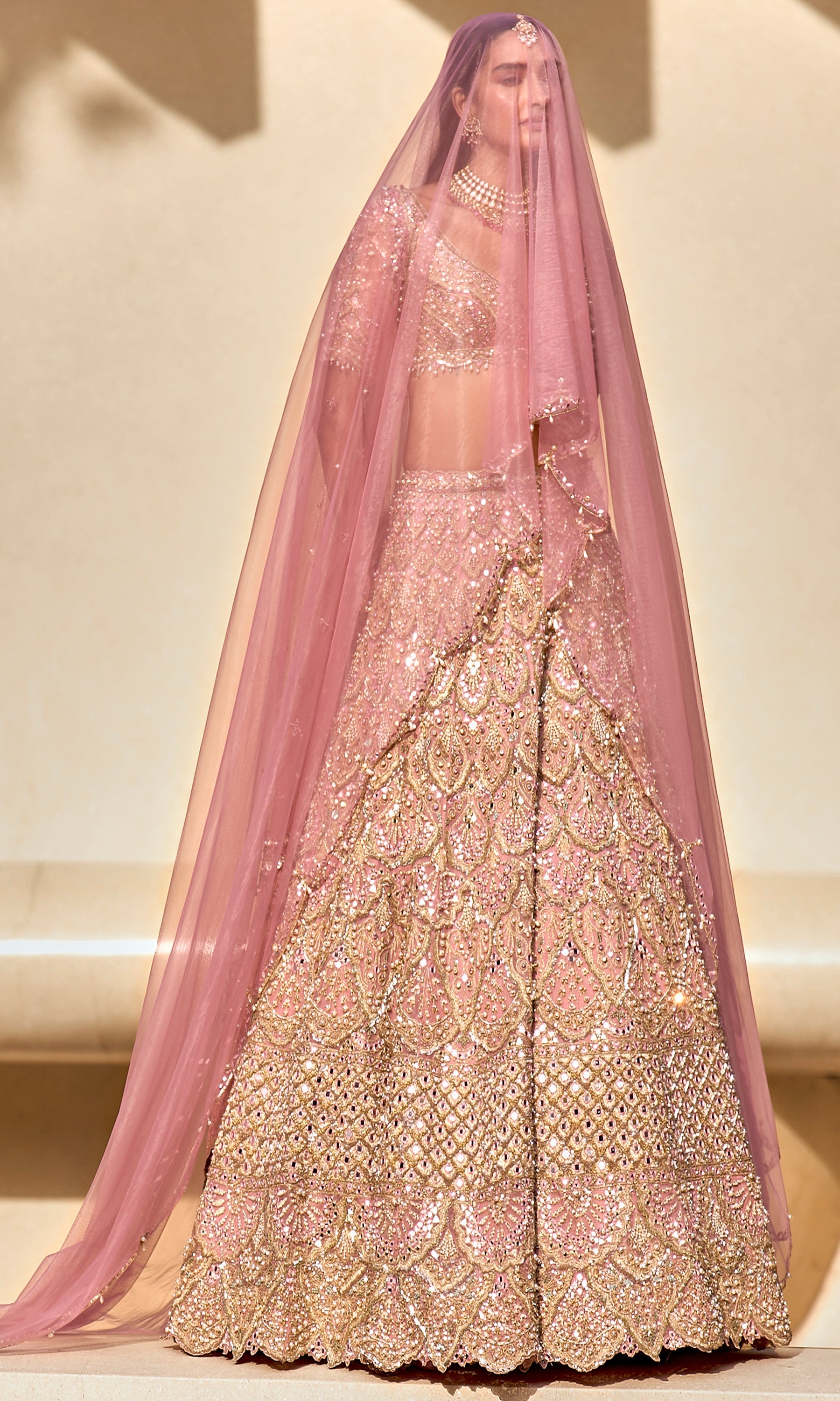 Rose Pink Lehenga Set