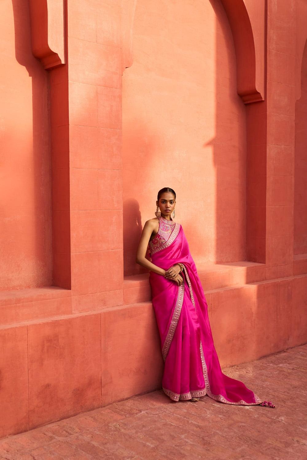 Classic Embroidered Saree Set
