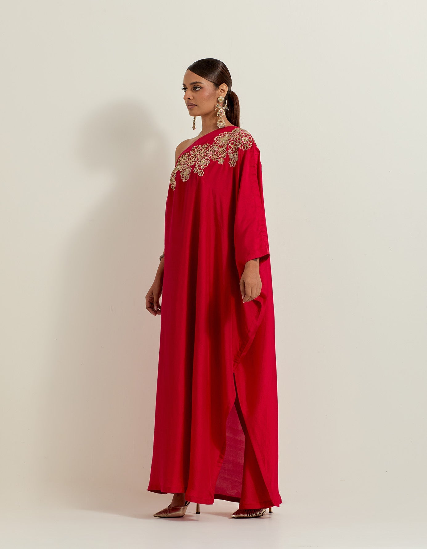 Mundira One Shoulder Kaftan
