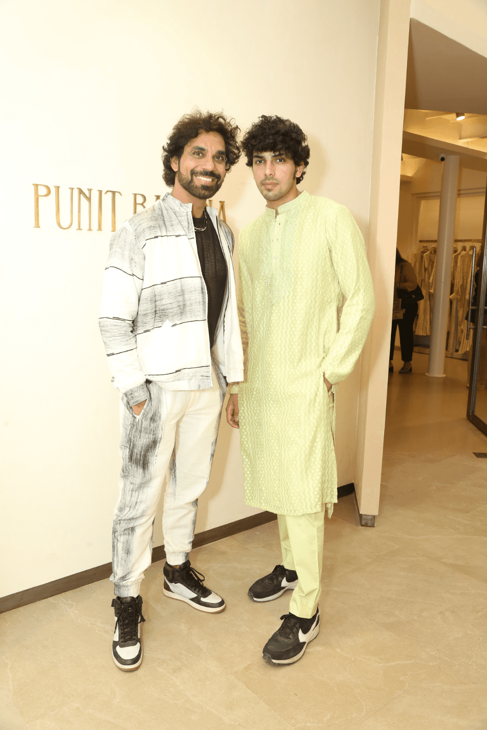 Mint Resham Work Kurta With Pants