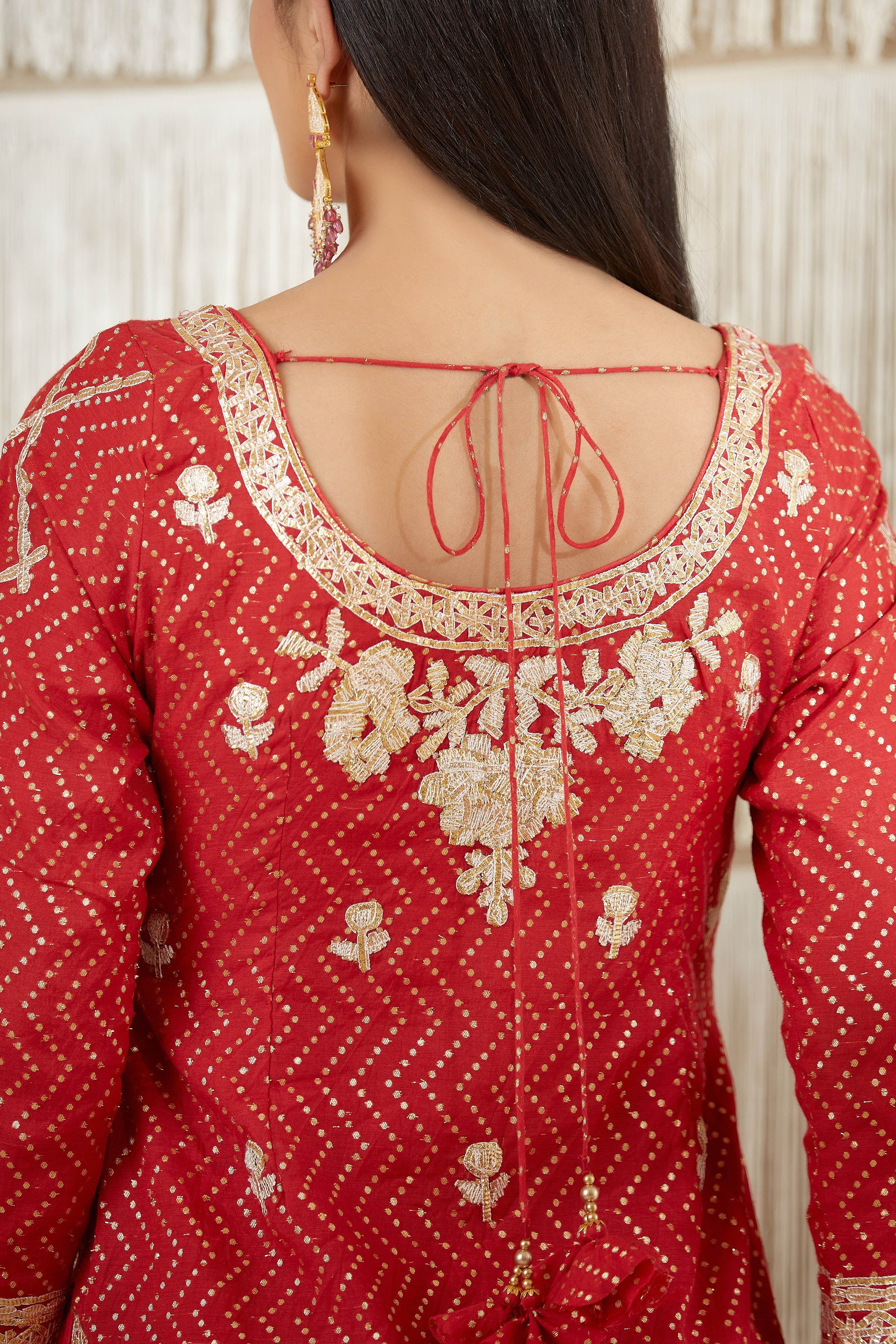 Maroon Sharara set