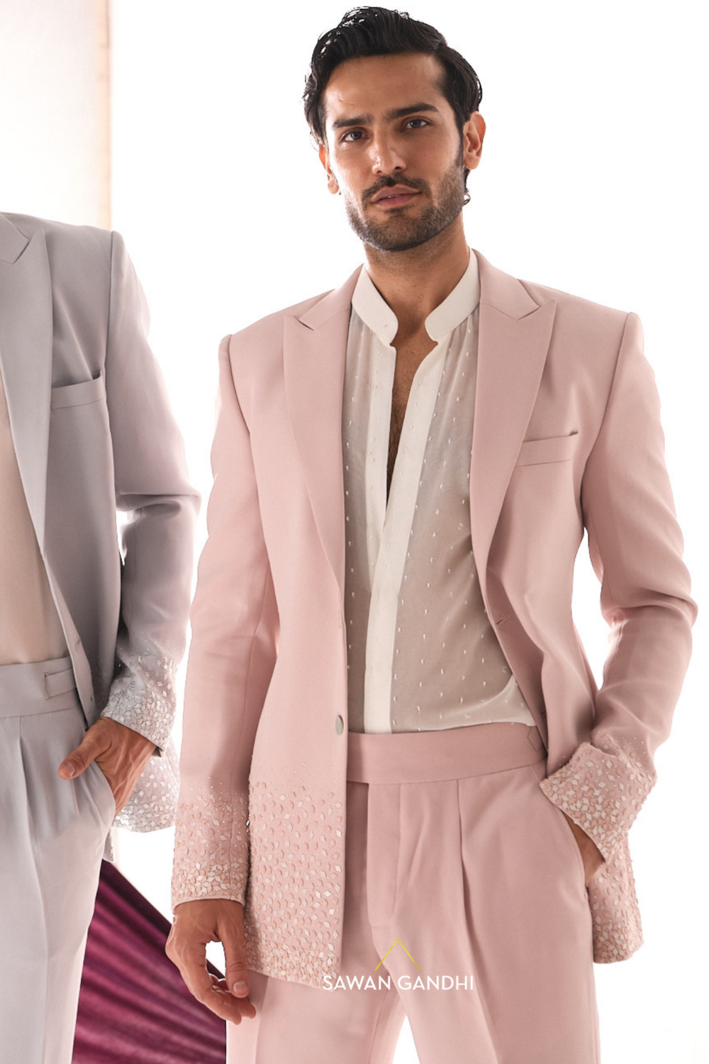 Powder pink jacket