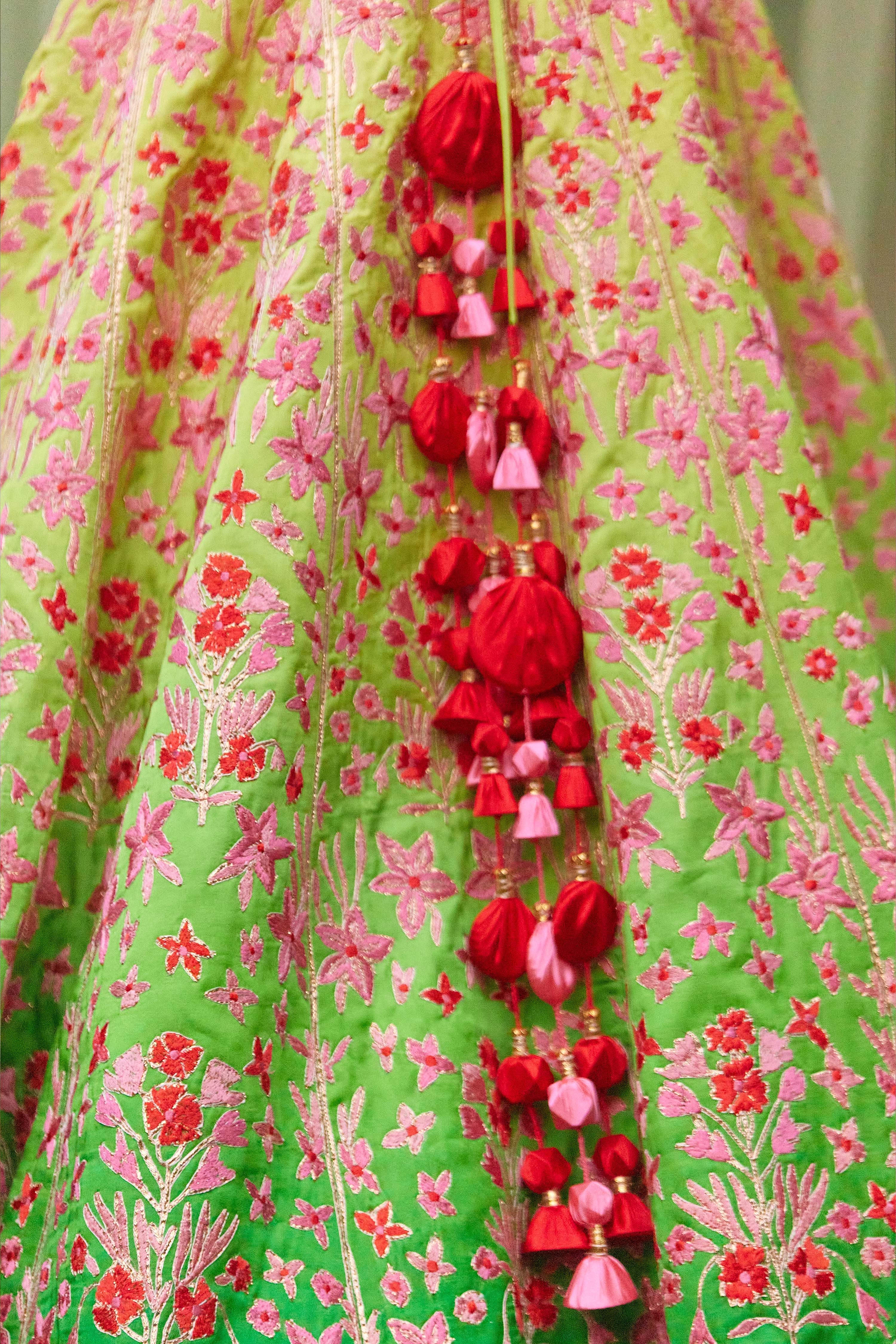 Green Lehenga Set