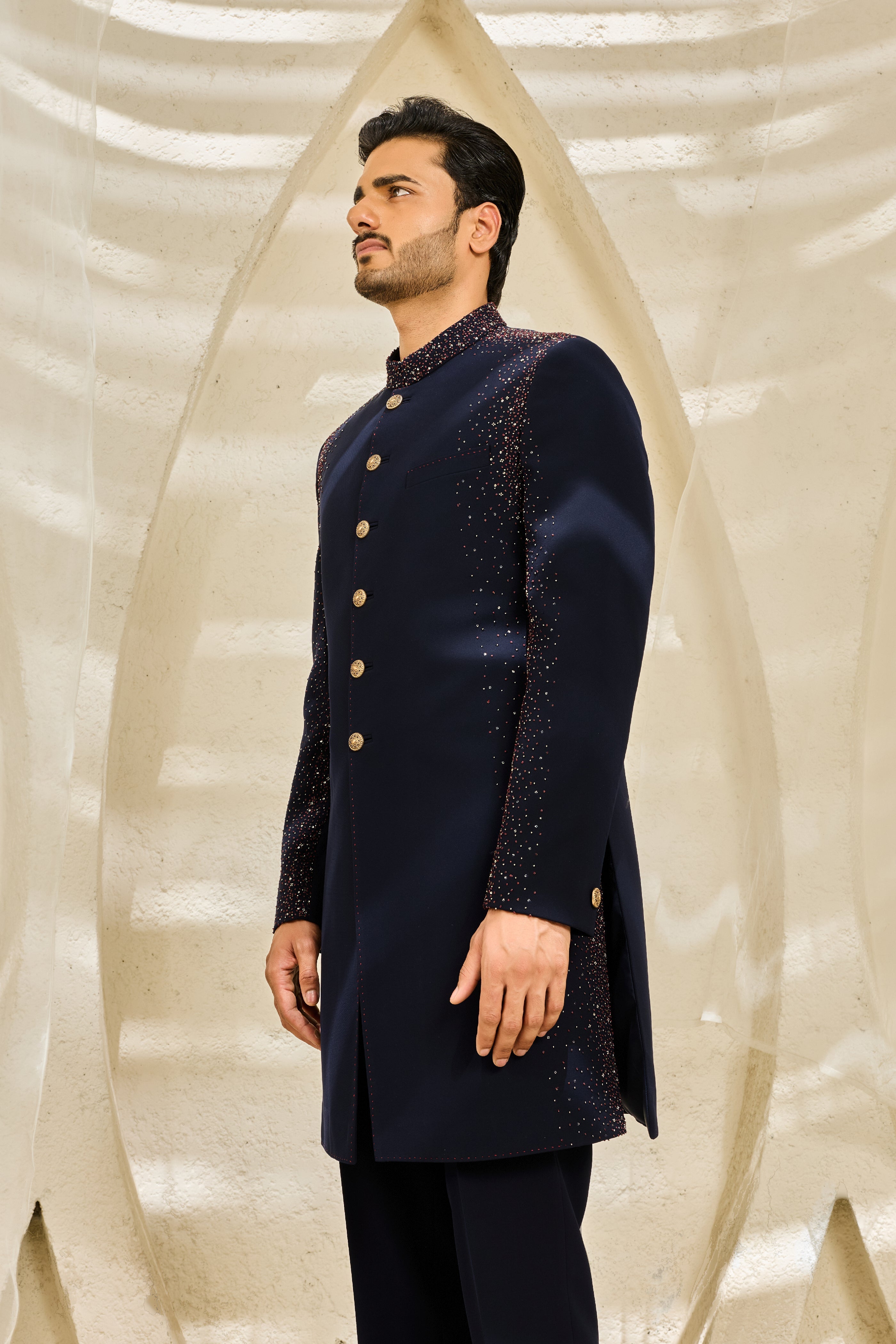 Blue Reverie Indowestern Set