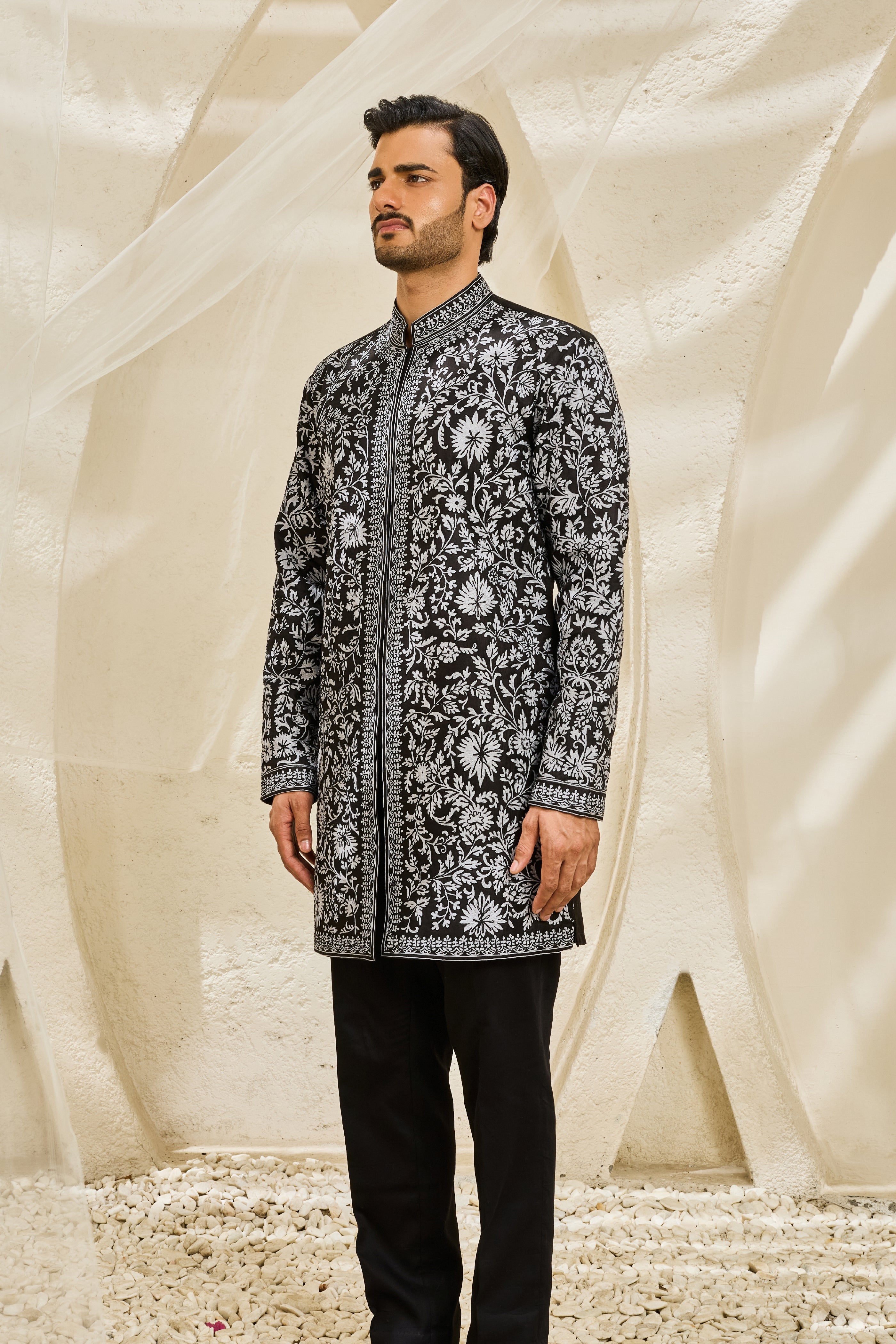 Shadowline Embroidered Kurta Set