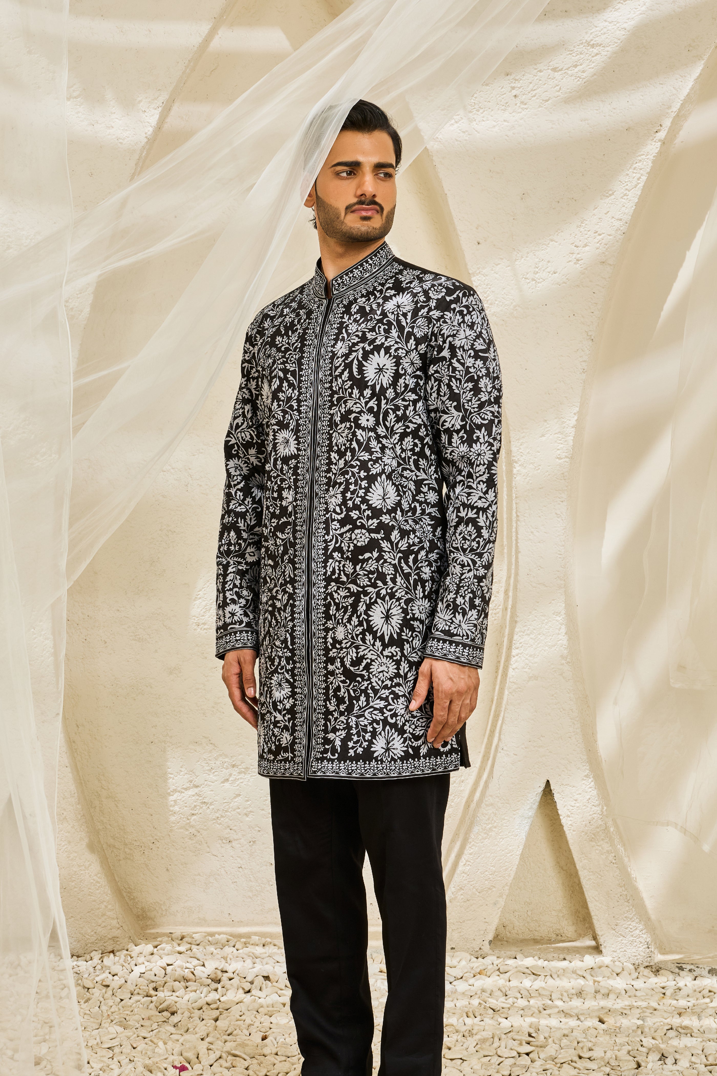 Shadowline Embroidered Kurta Set