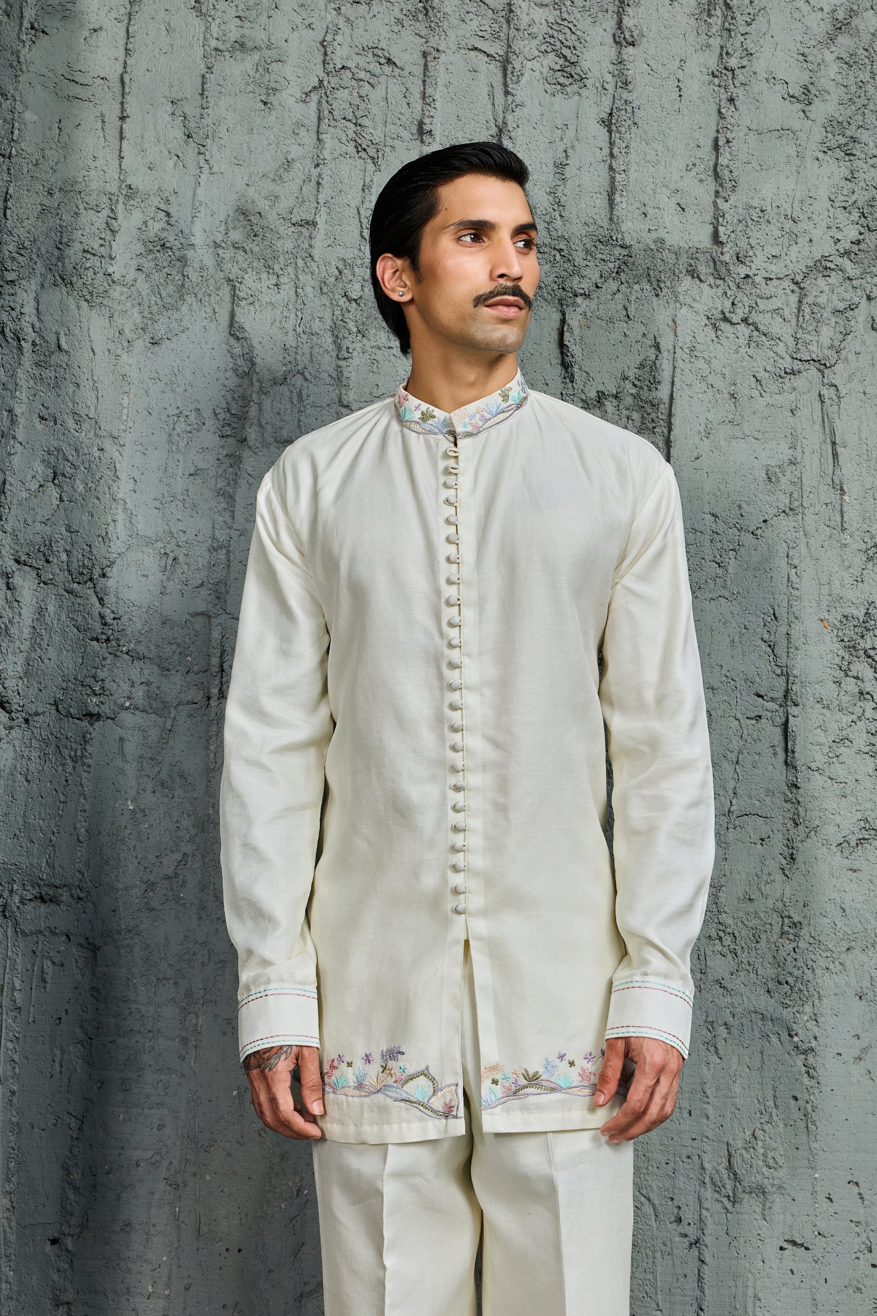 The Pearl Palm Jacket Set