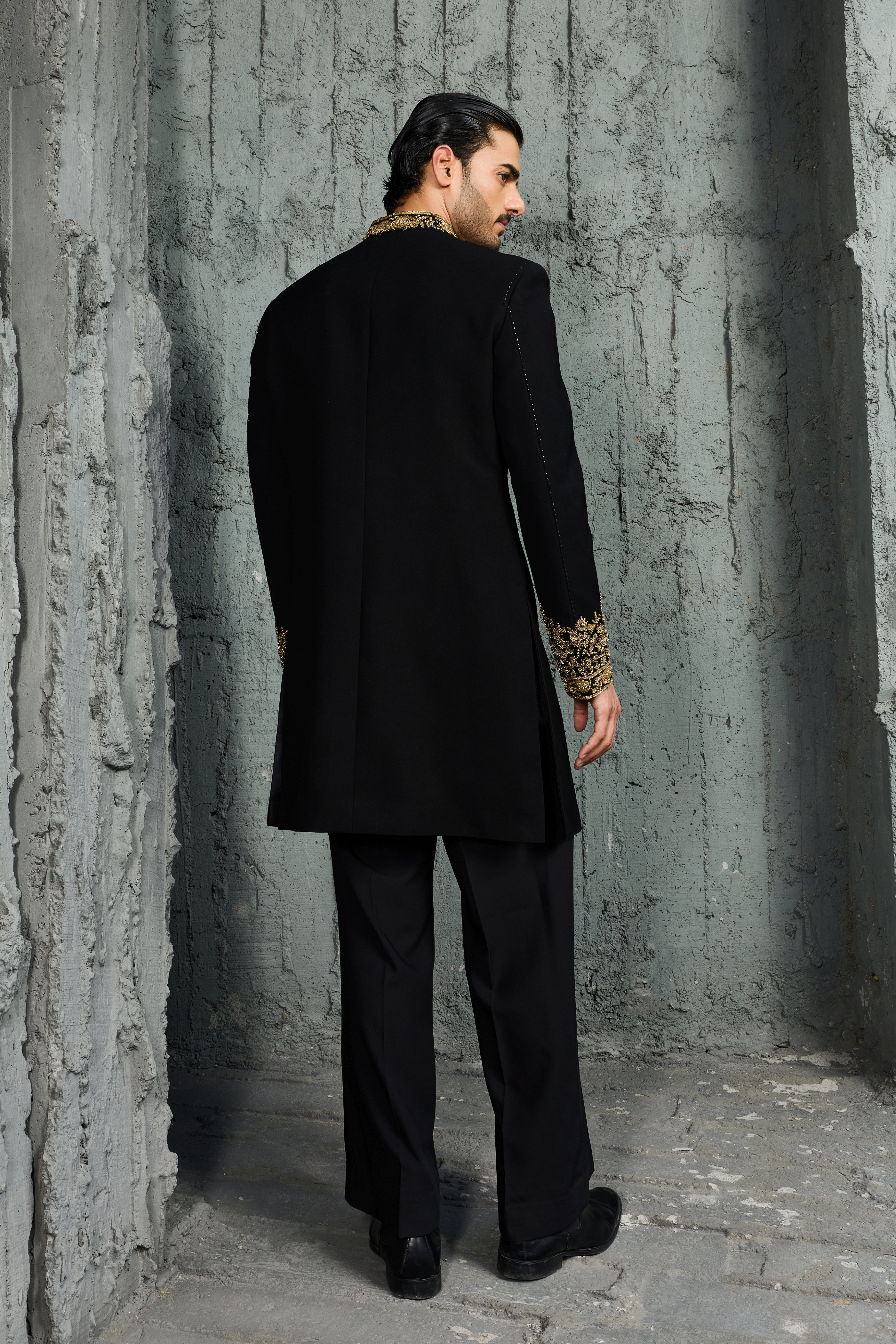 Obsidian Noor Indowestern Set