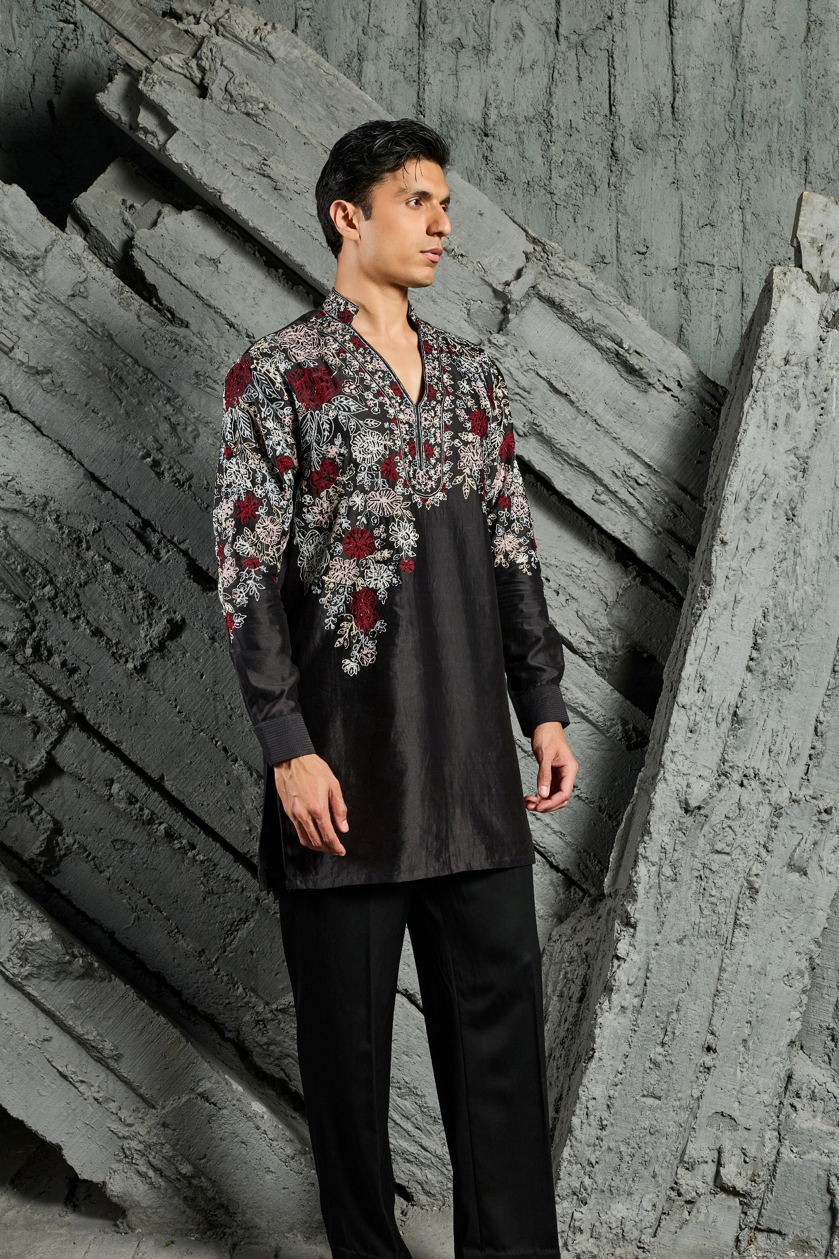 Night Bloom Kurta Set