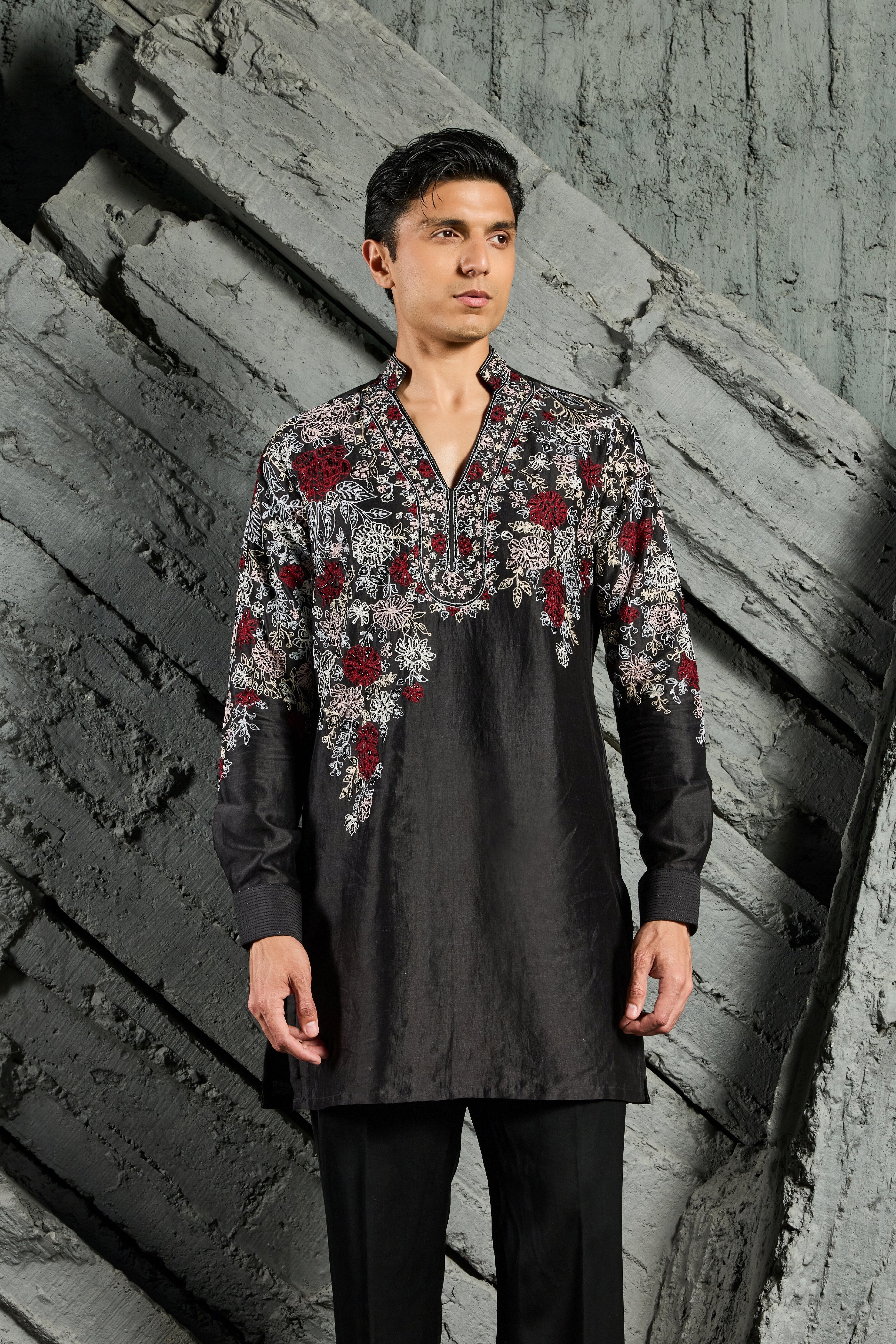 Night Bloom Kurta Set