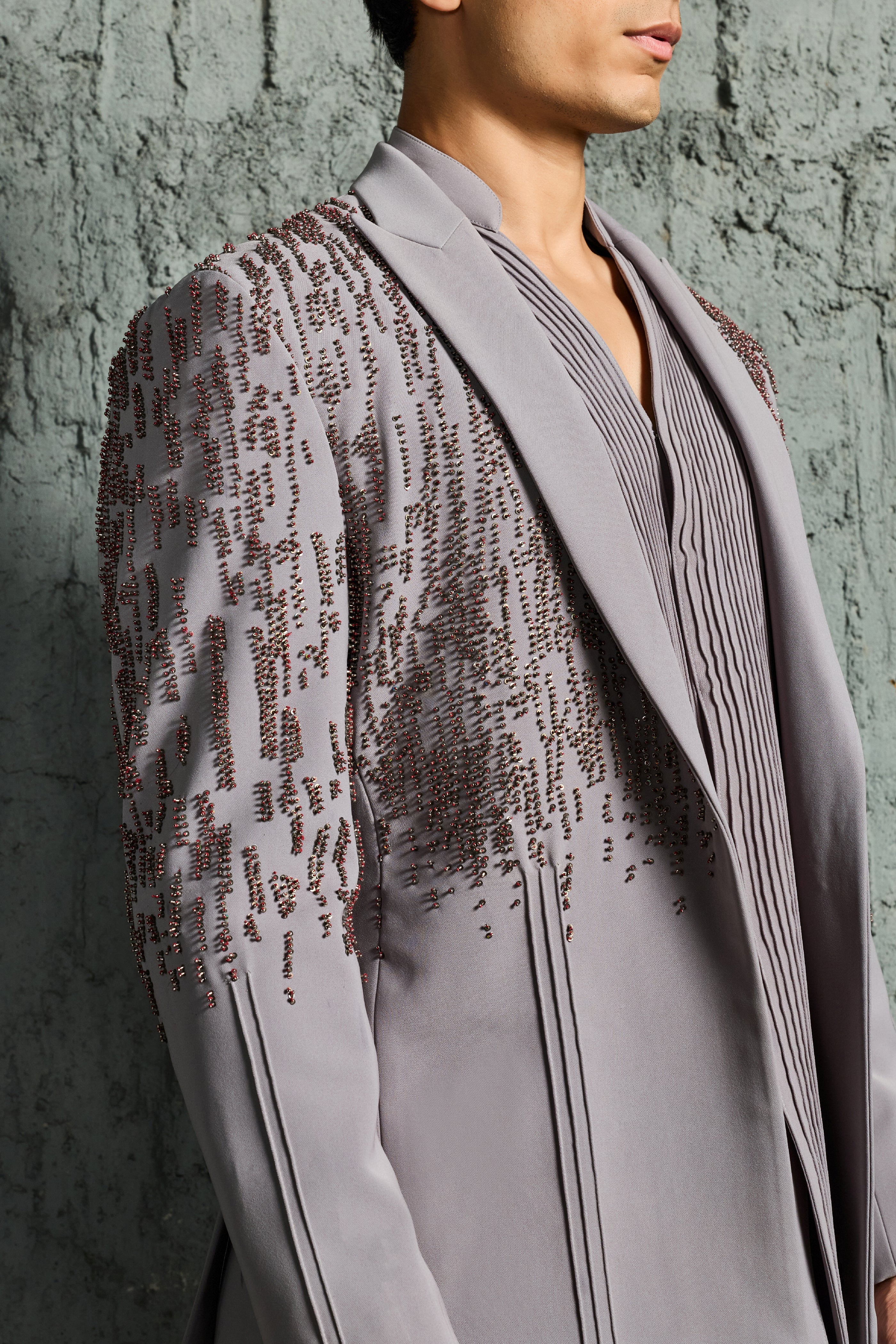 The Slate contemporary Jacket Set