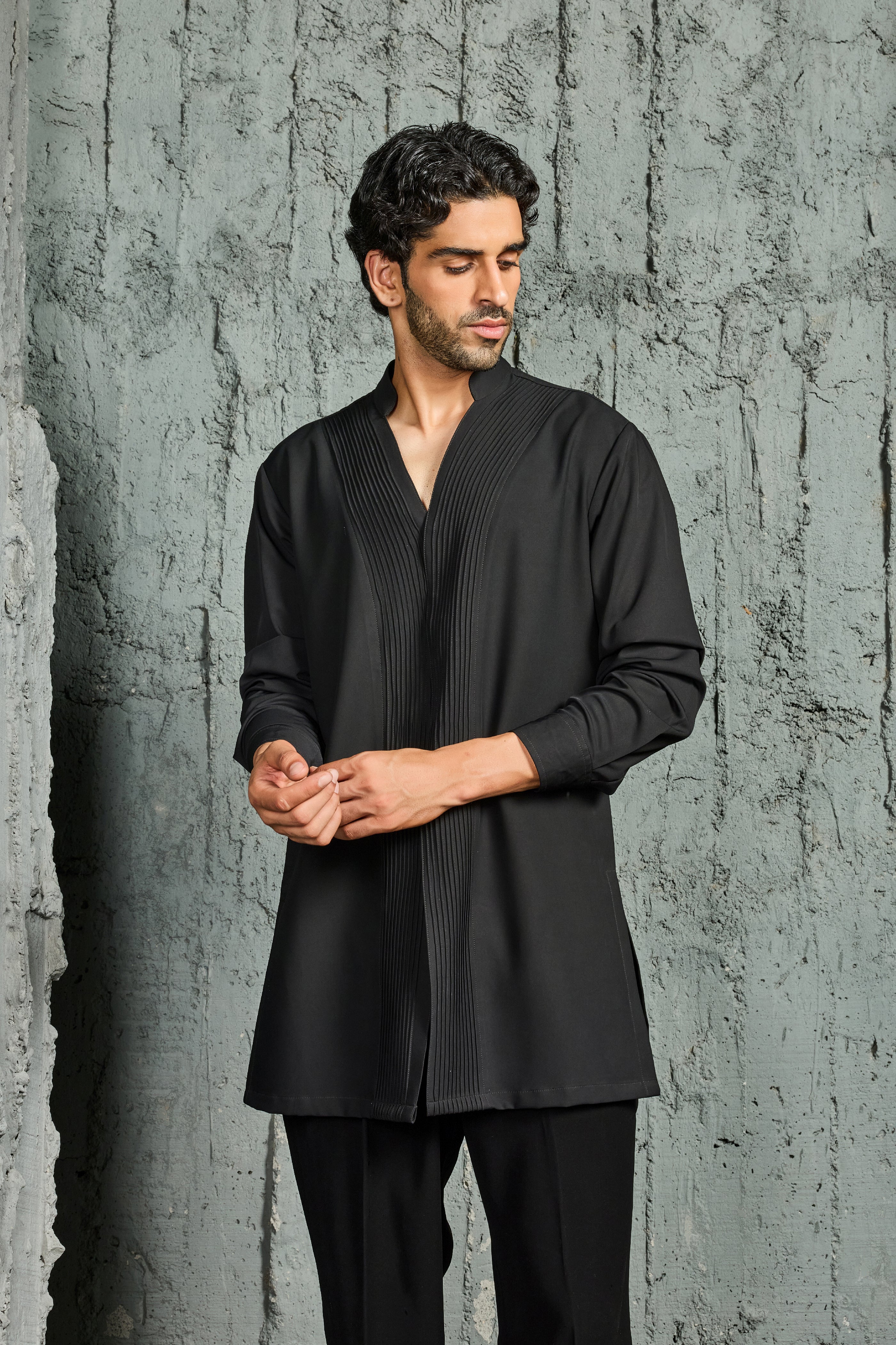 Noir Contemporary Jacket Set