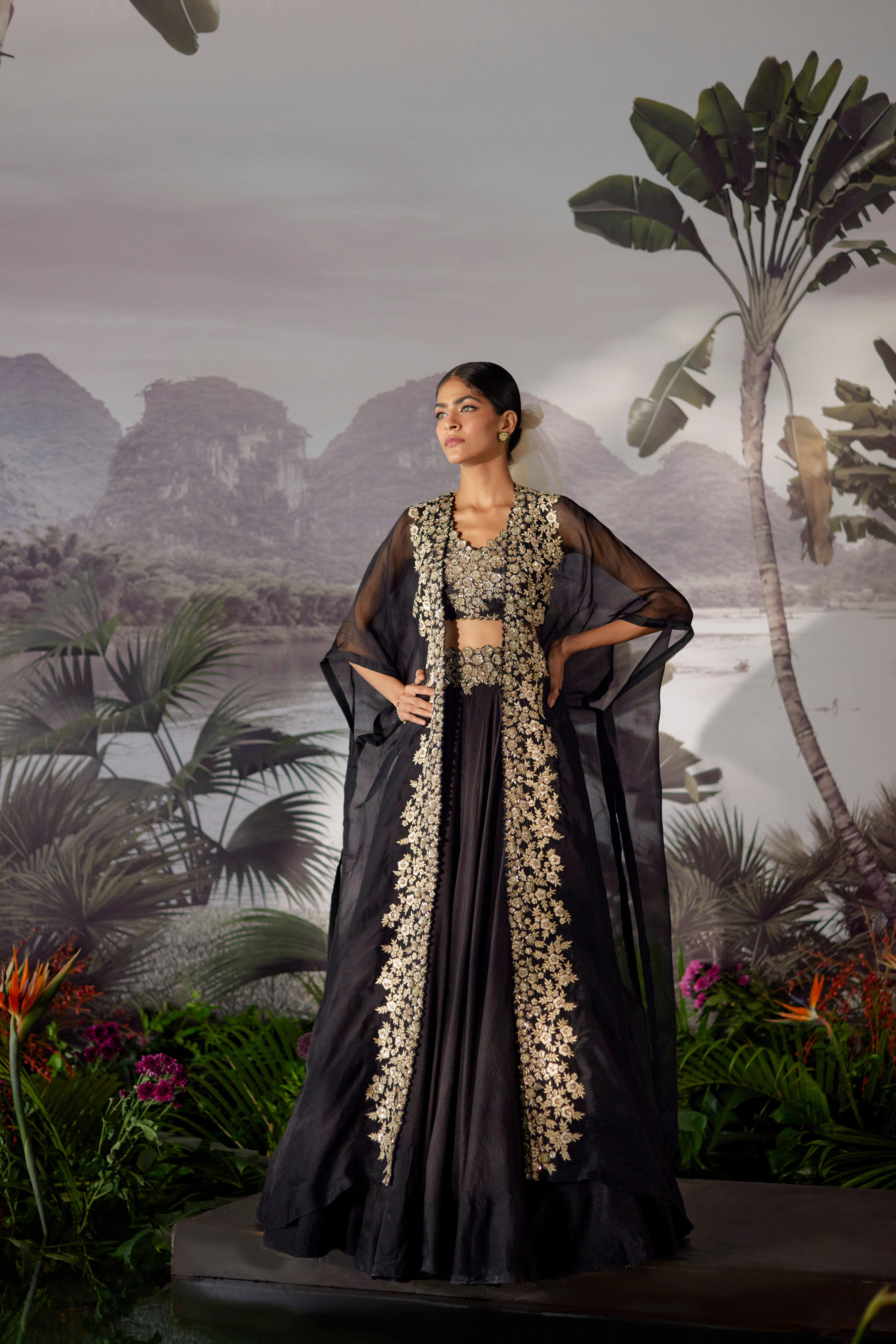 Kamala Cape Lehenga Set