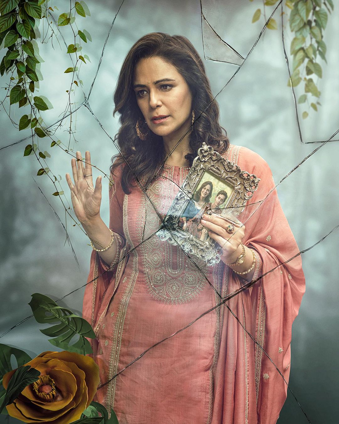 Muzzafar Palazzo Set -Mona Singh