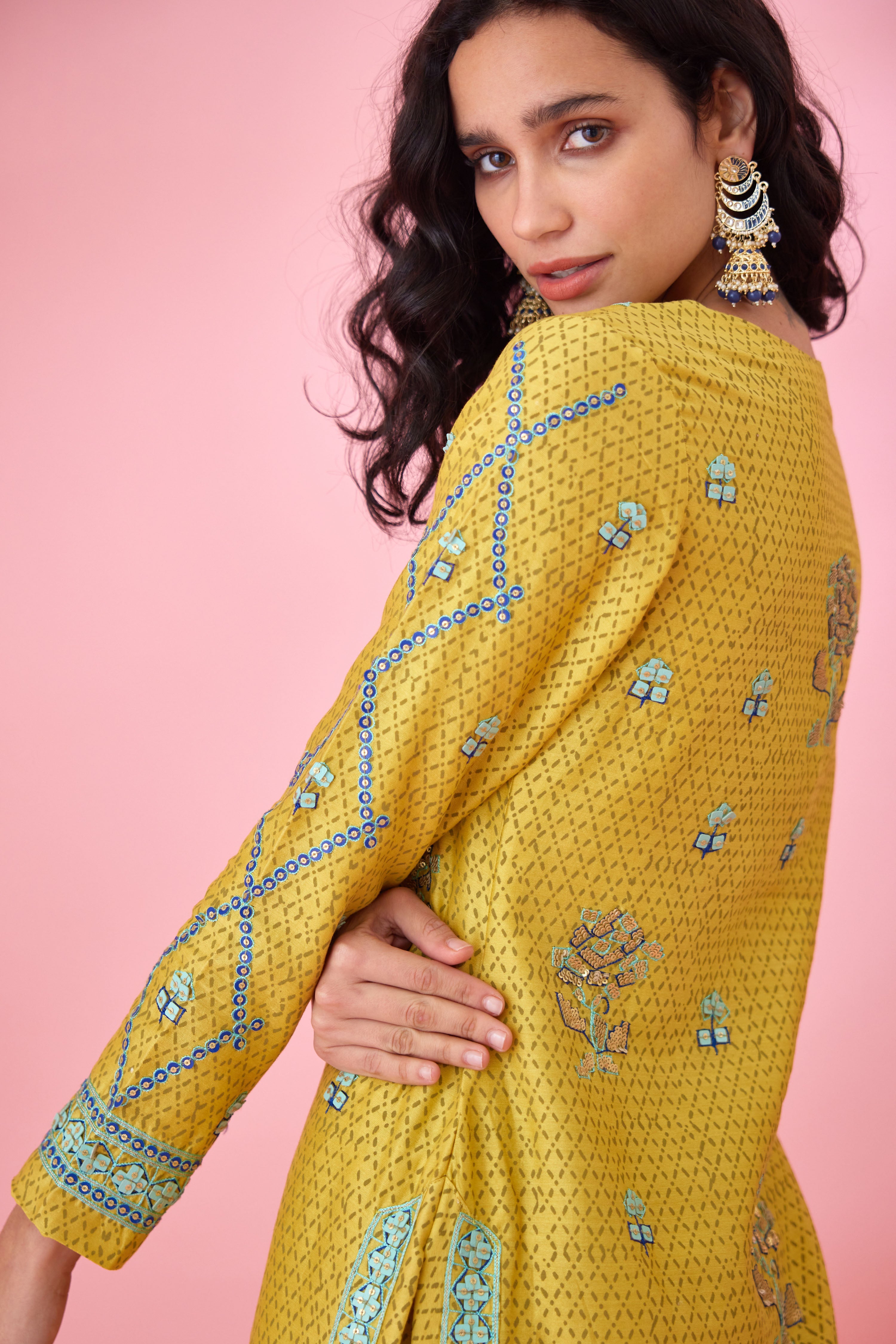Yellow Kurta Set