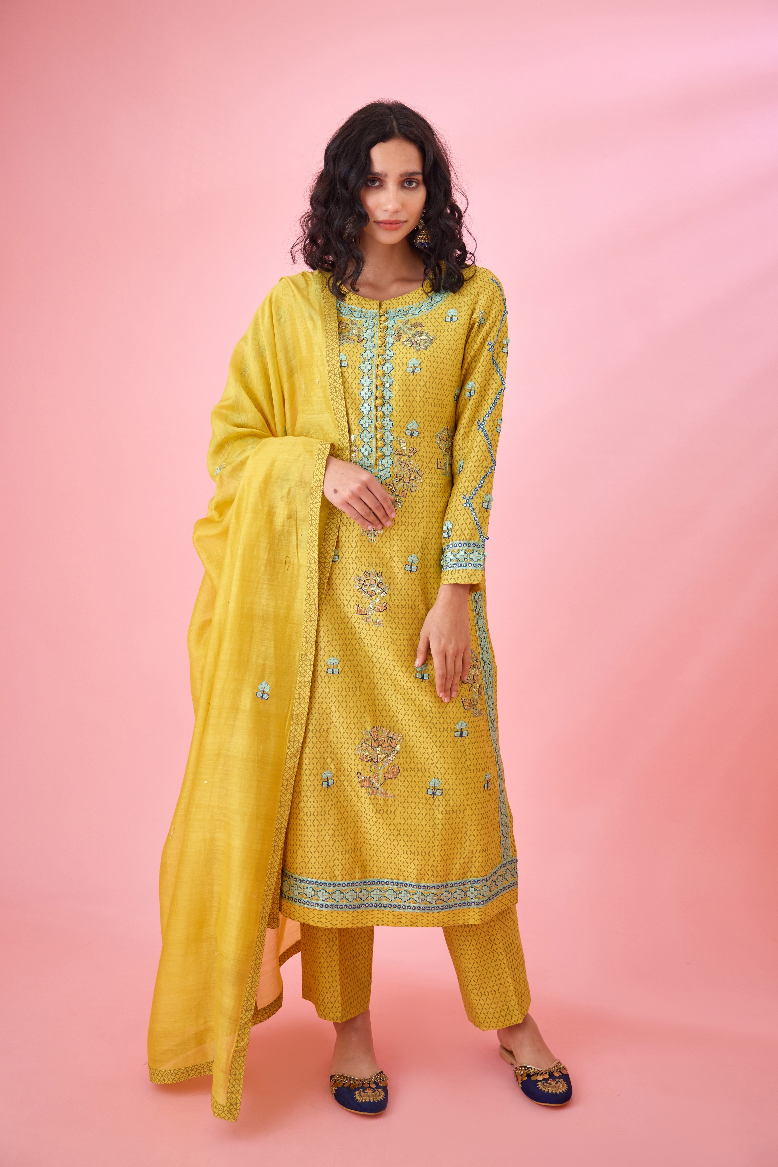 Yellow Kurta Set