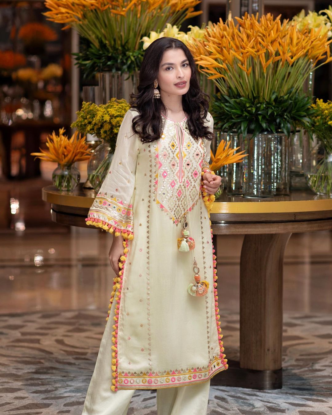 Nishika Long Kurta With Palazzo -Saachi Bhasin