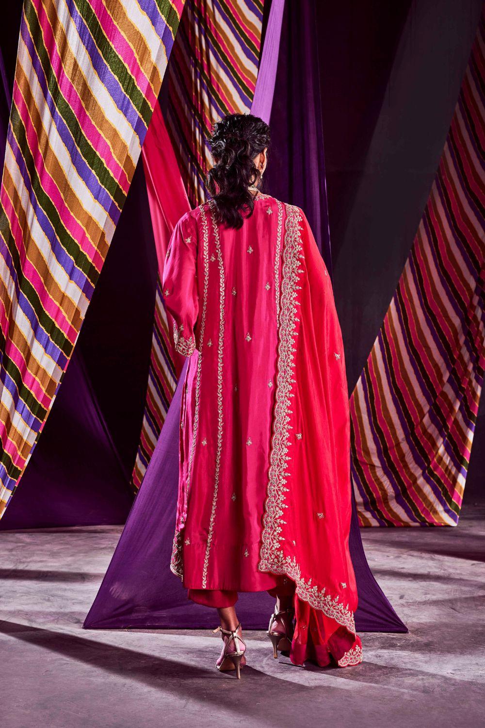 Rani Pink Kurta Set