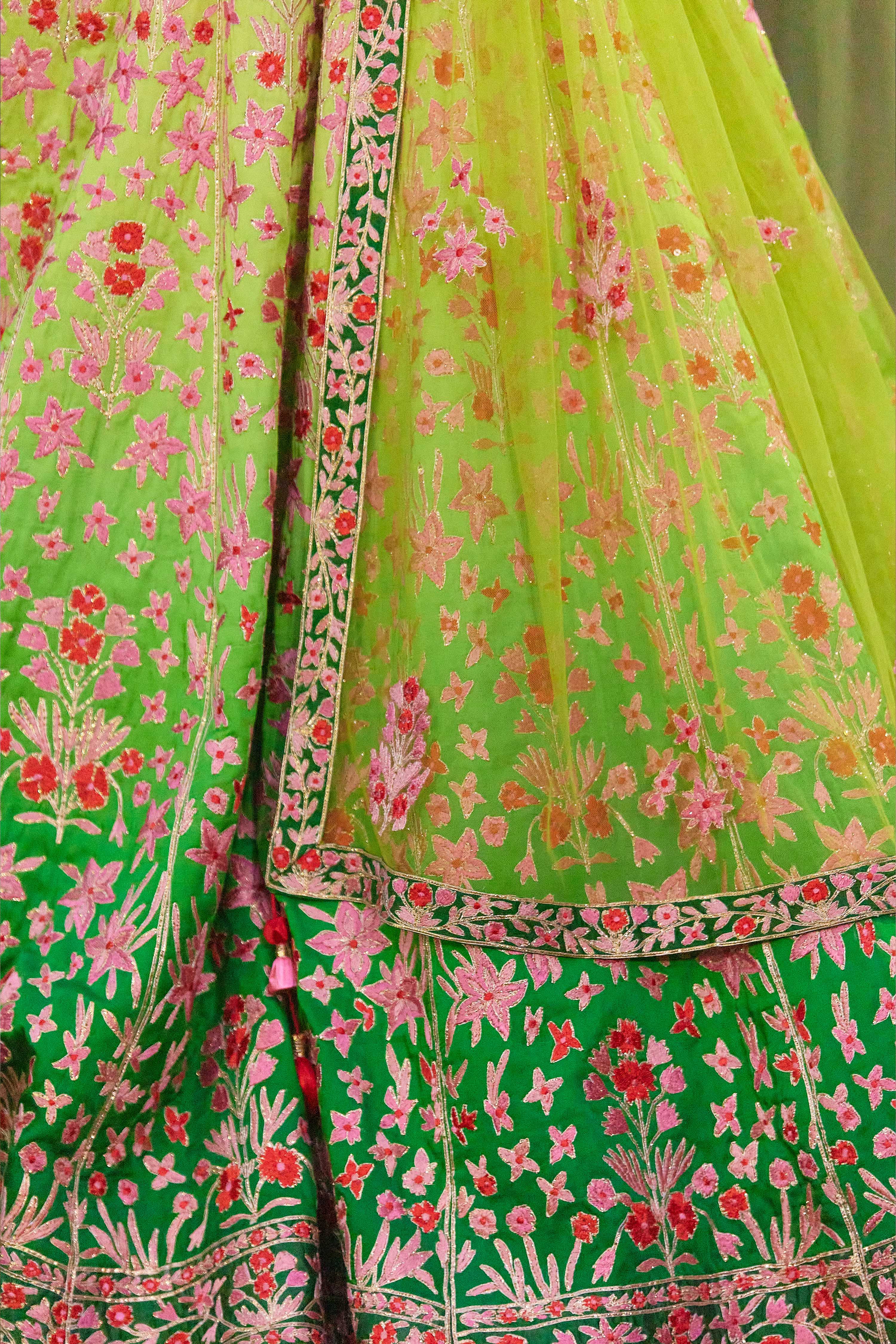 Green Lehenga Set
