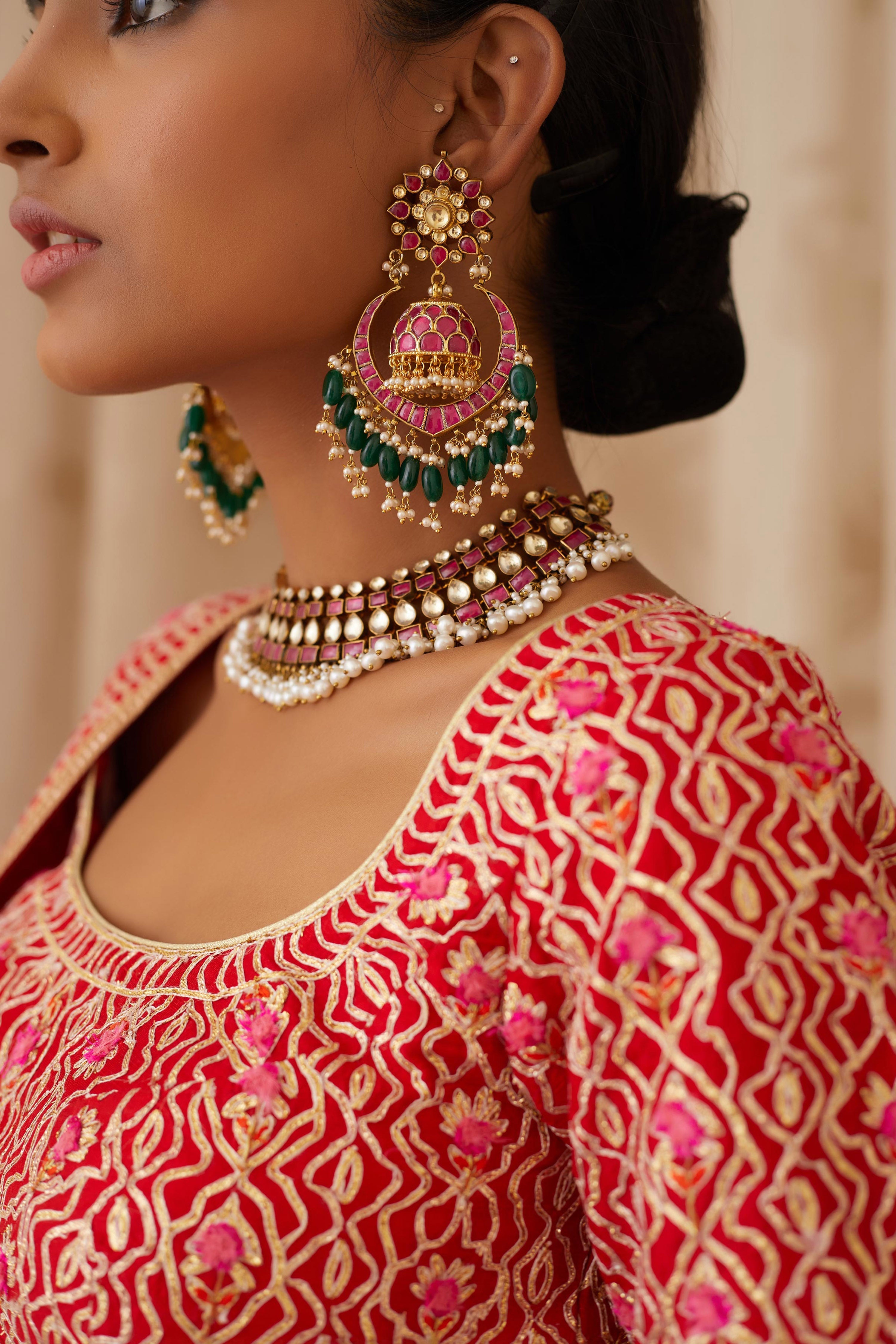 Red Lehenga Set