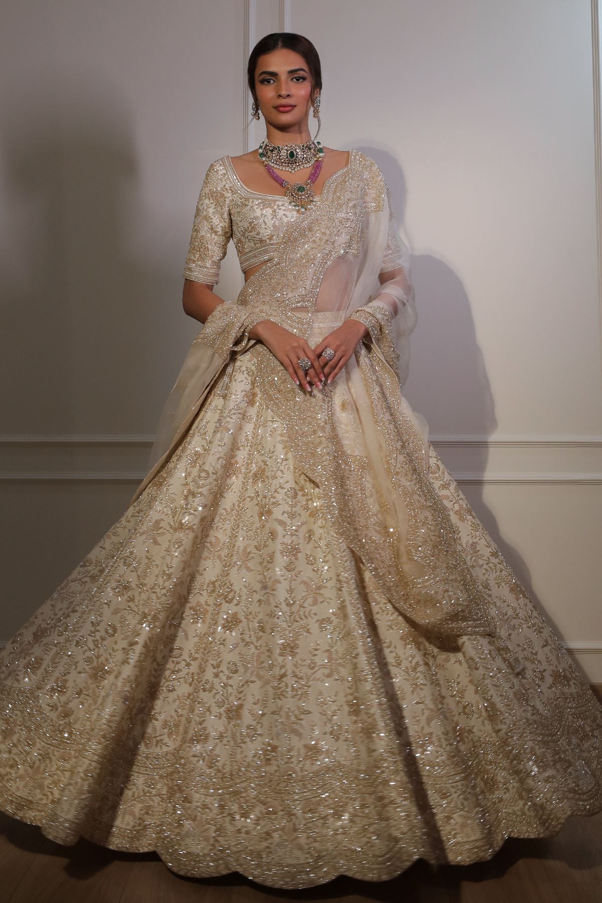 Ivory Bridal Lehenga