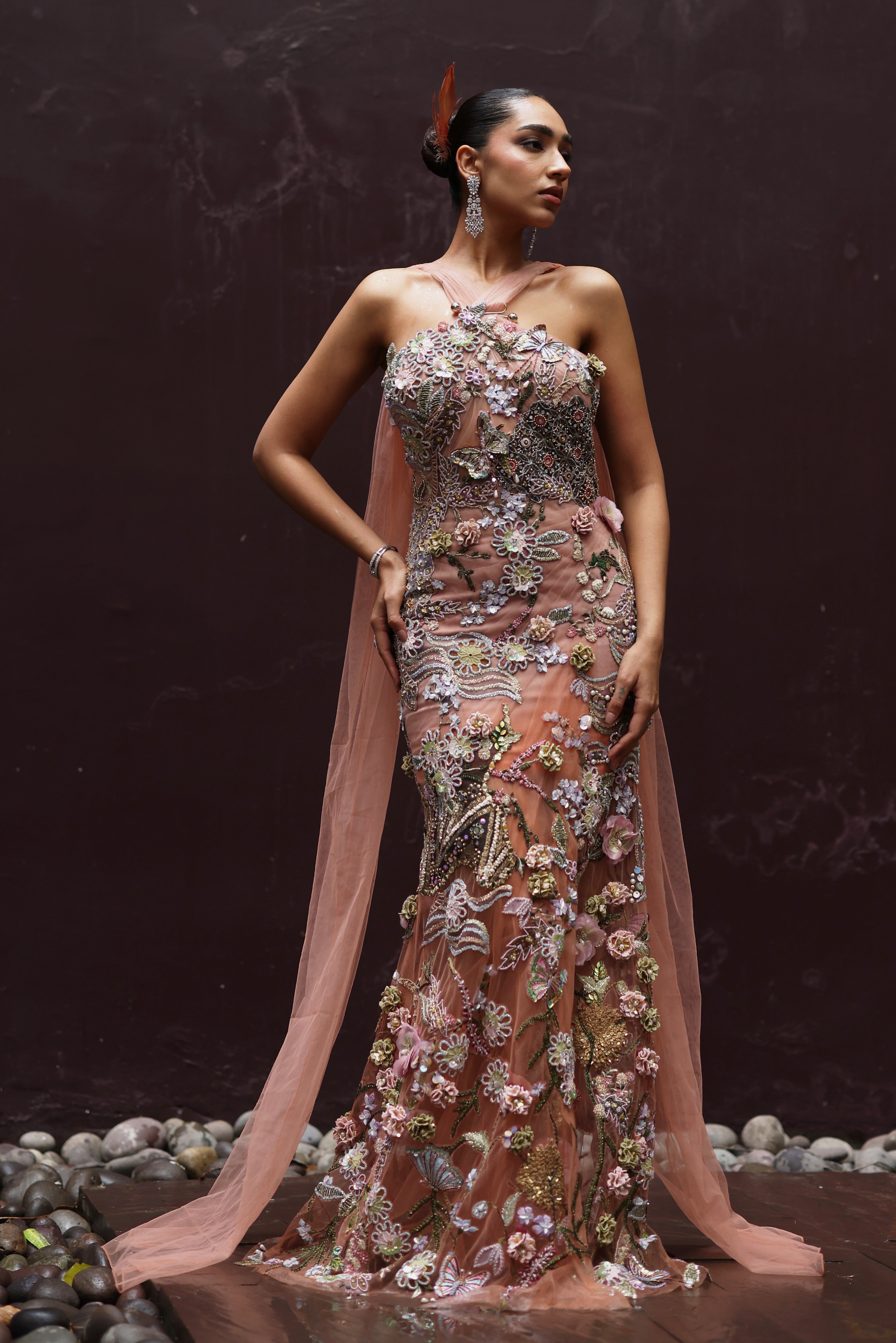 Gardenia Draped Dress