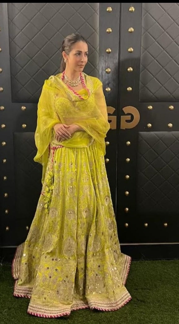 Malaika Arora In Golconda Nayla Lehenga Set