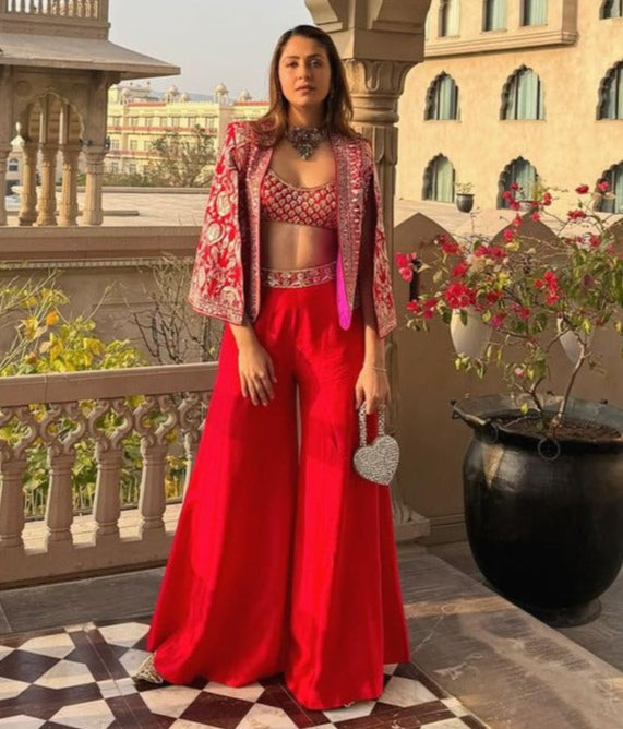 Malvika Raaj in Taaiba Pant Set