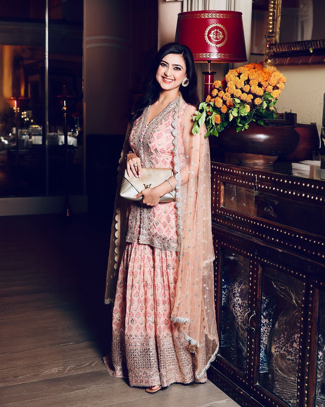 Nusrat Sleeveless Sharara Set