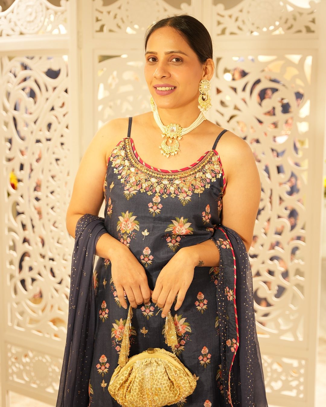 Advika Strappy Sharara set-Neha Jain