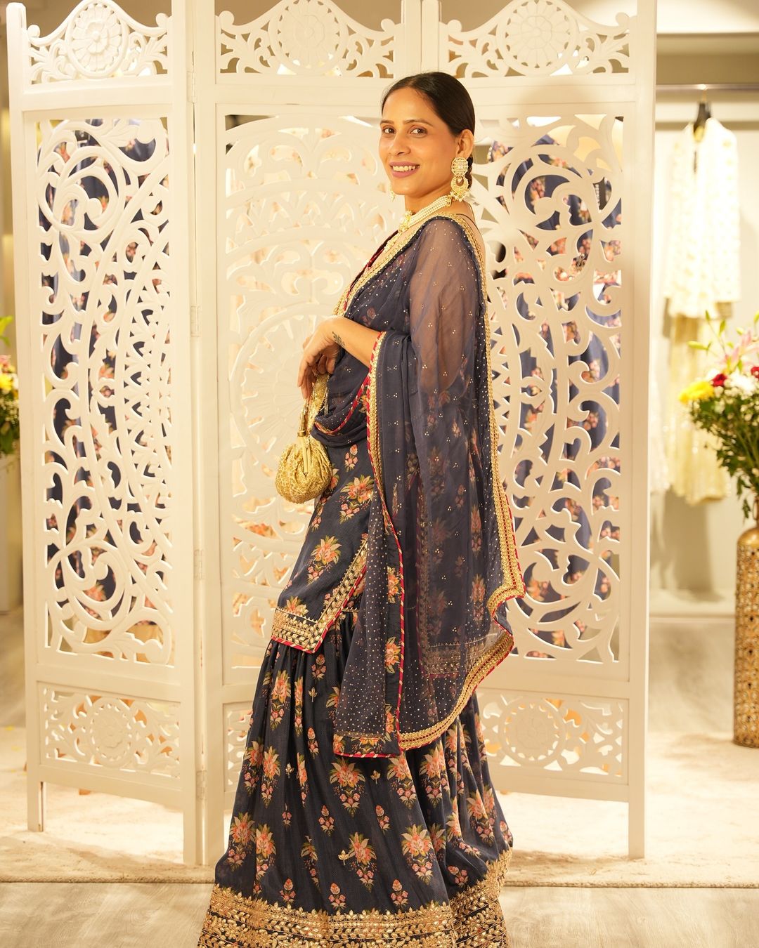 Advika Strappy Sharara set-Neha Jain