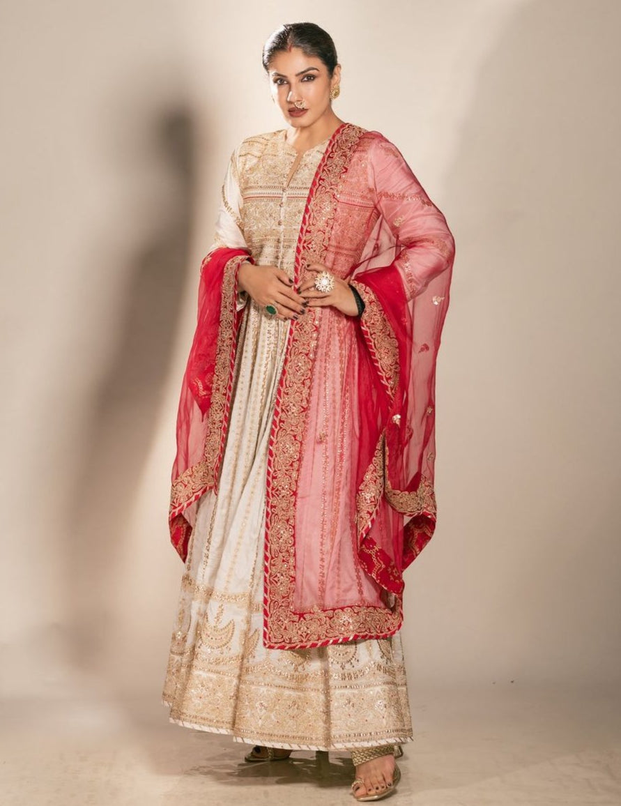 Raveena Tandon in Suhana Ag set
