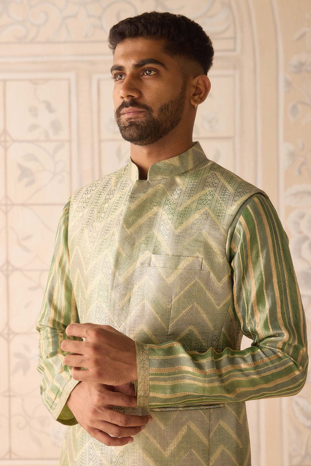 Hemlock Green Kurta & Waist