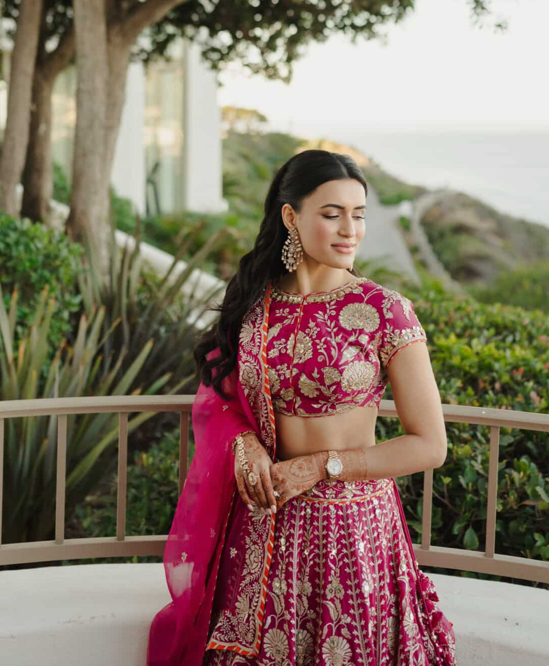 Golconda Swati Lehenga Set- Pearl Shah
