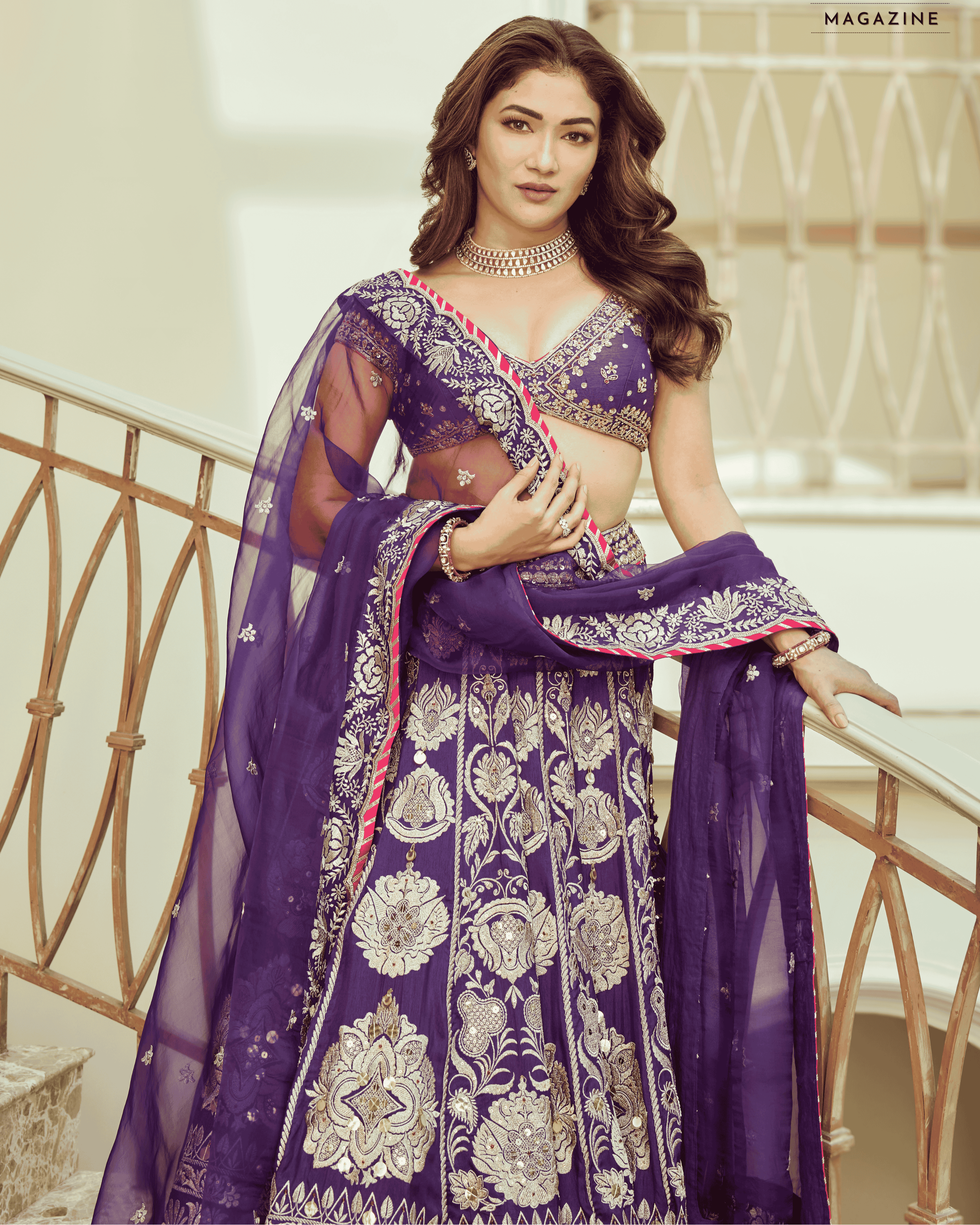 Ridhima Pandit in Sacchi Lehenga Set