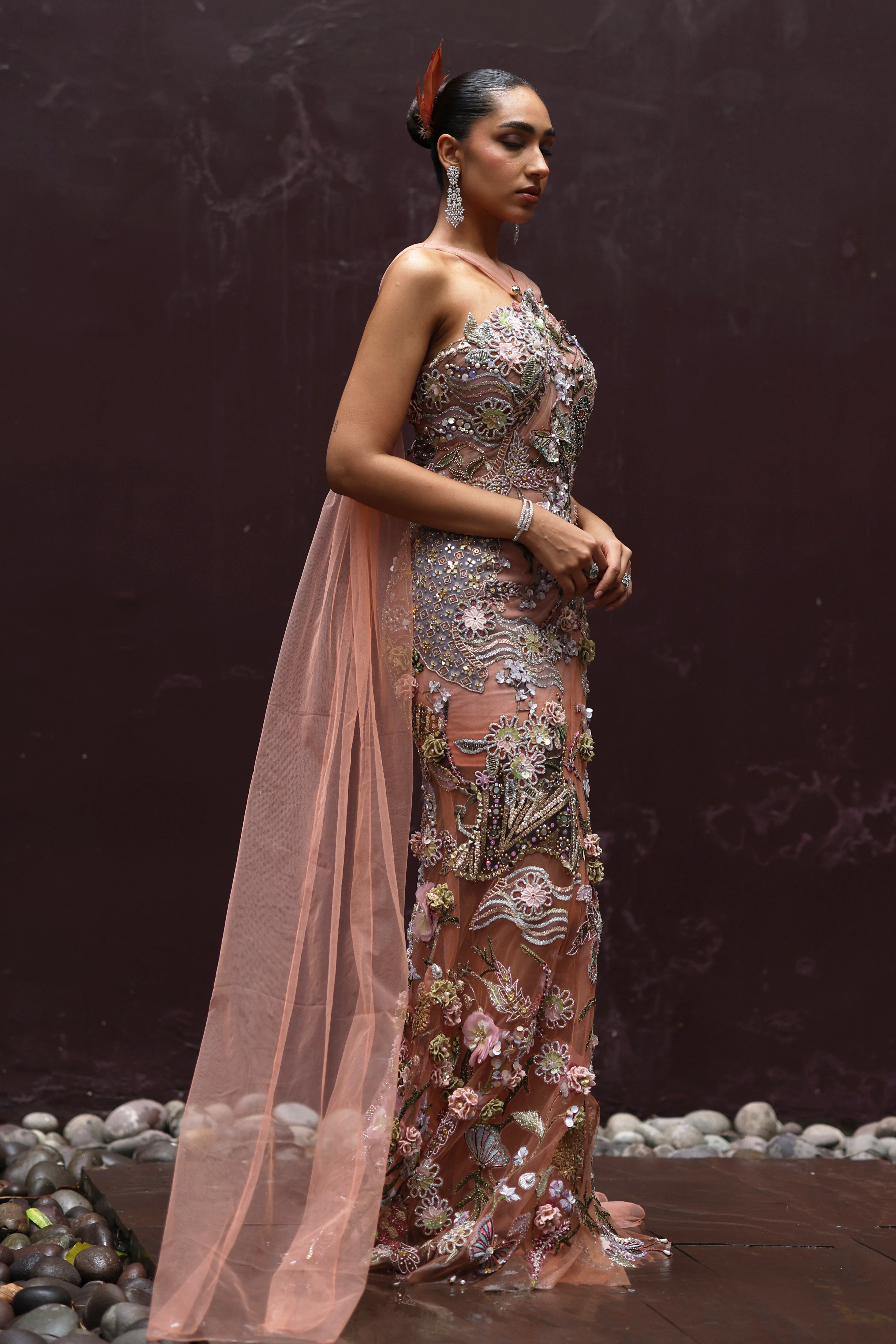 Gardenia Draped Dress