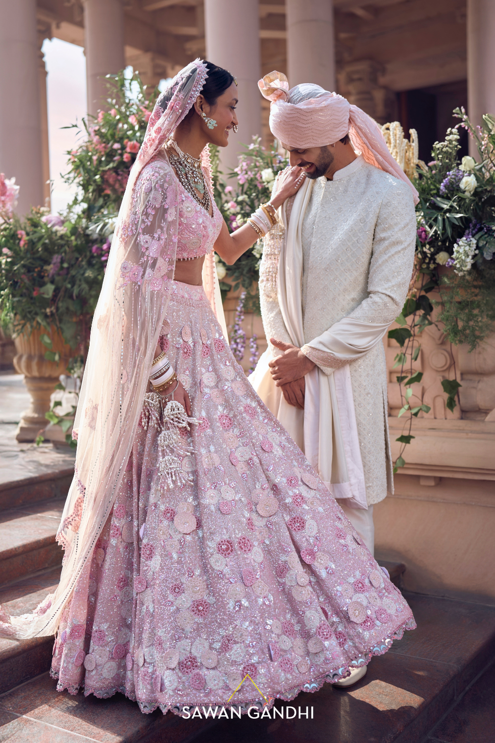 THREADWORK JAAL SHERWANI