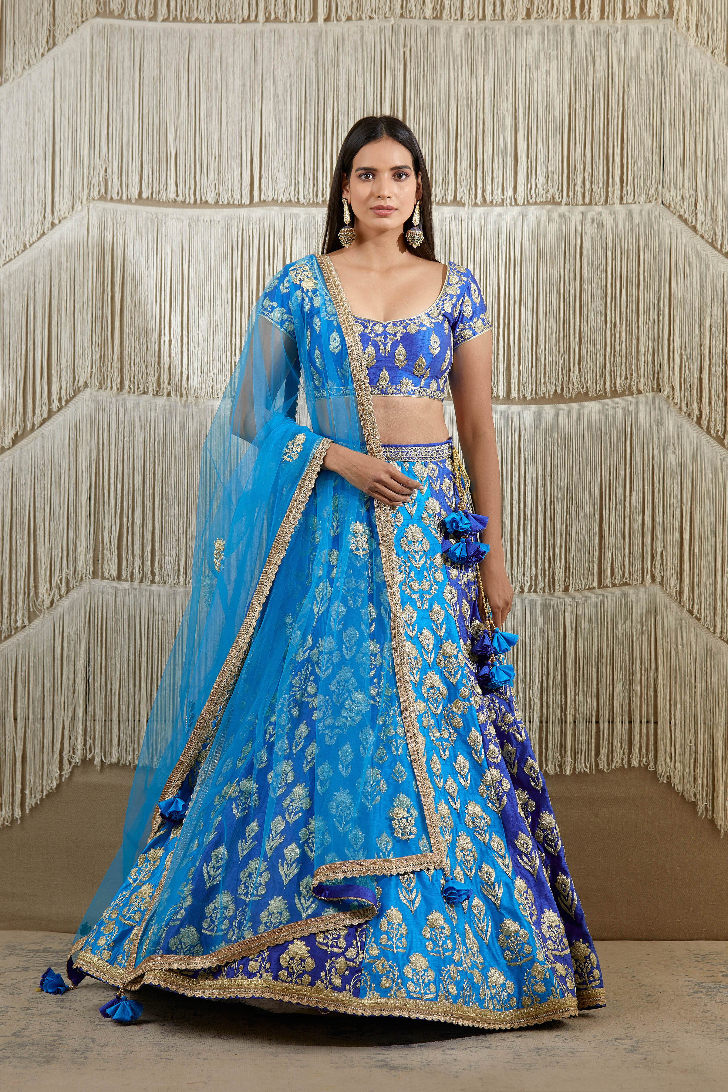 Royal Blue Lehenga set