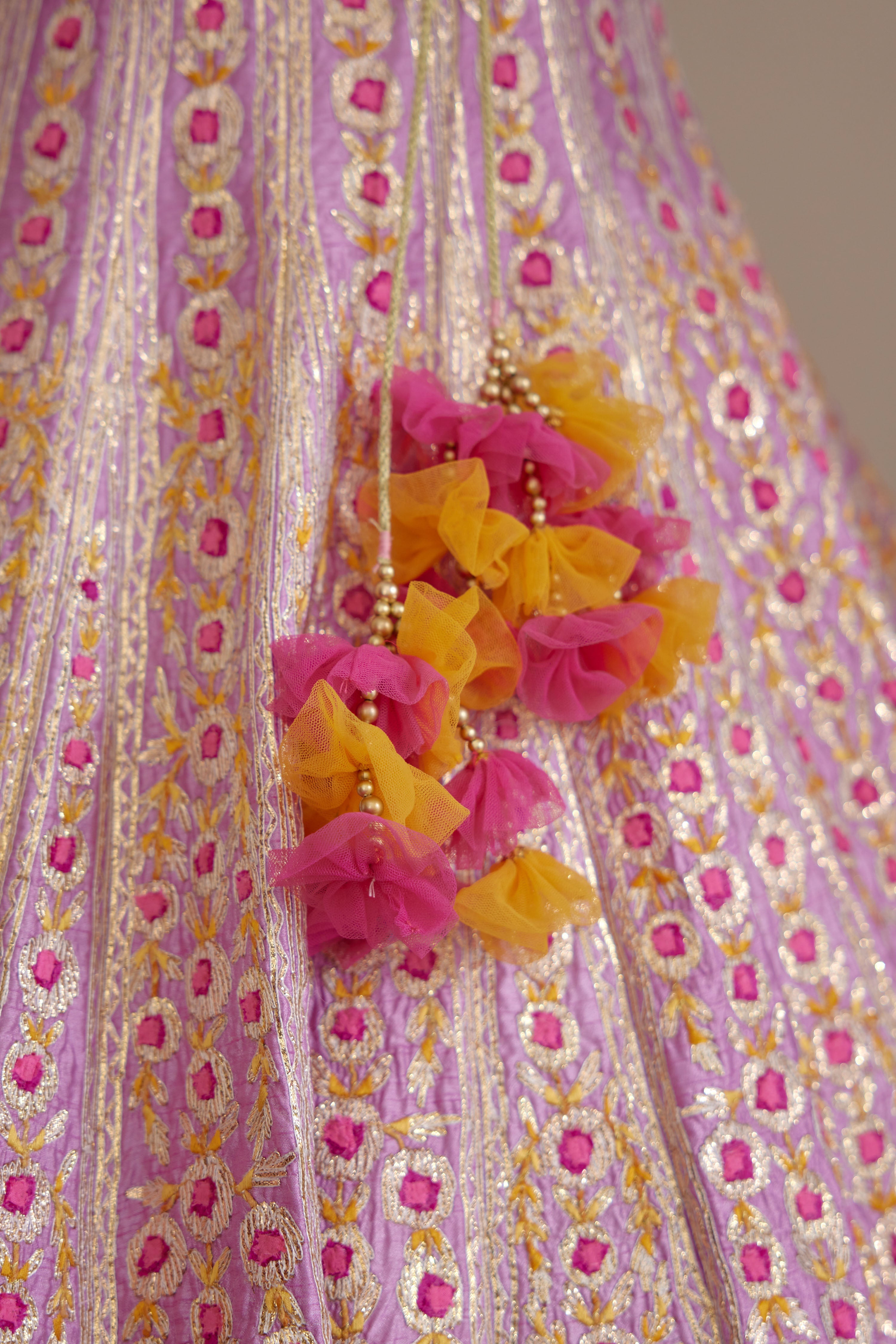 Lavender Lehenga Set