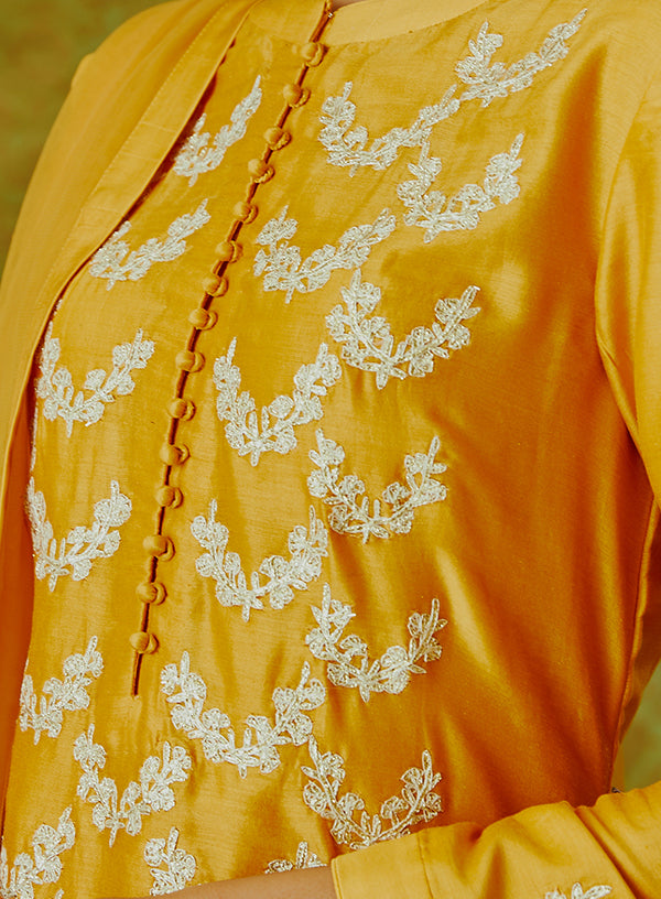 Orange Kurta Set