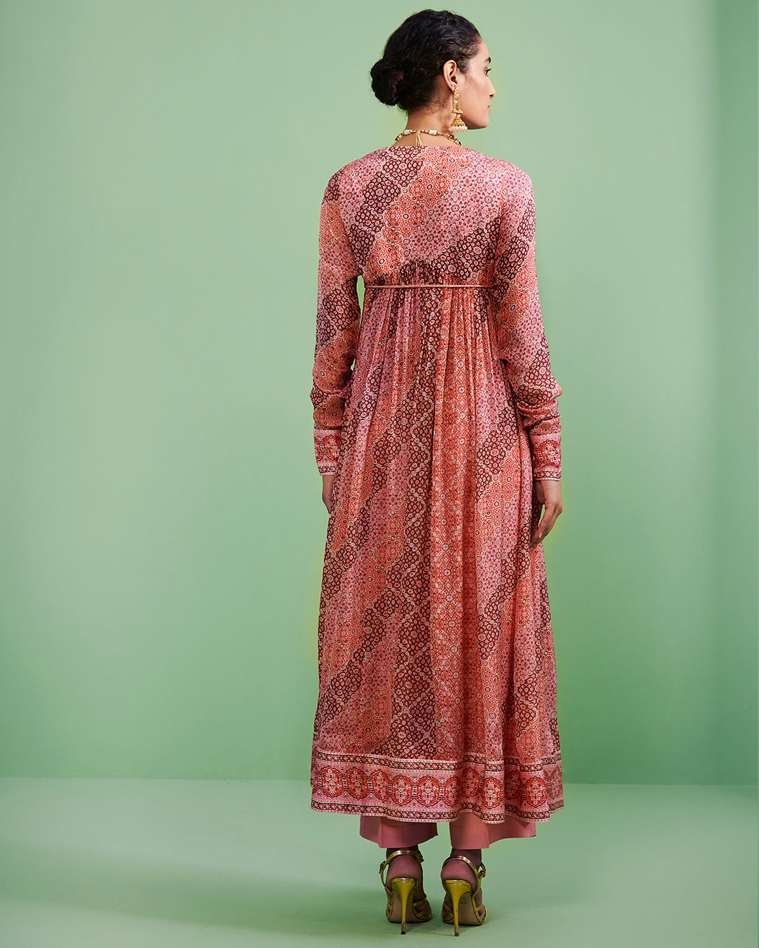 Multicolour Angrakha Set