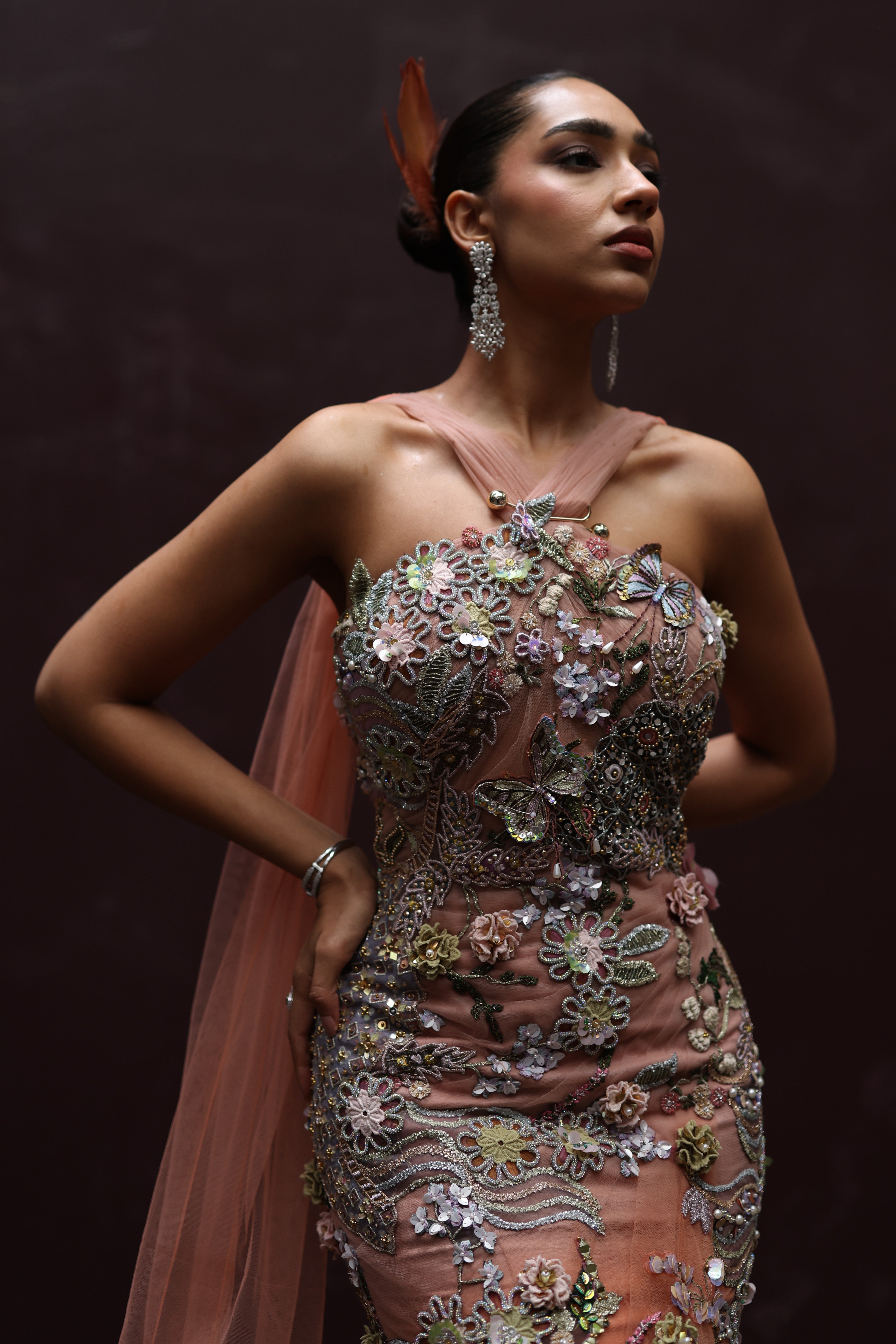 Gardenia Draped Dress