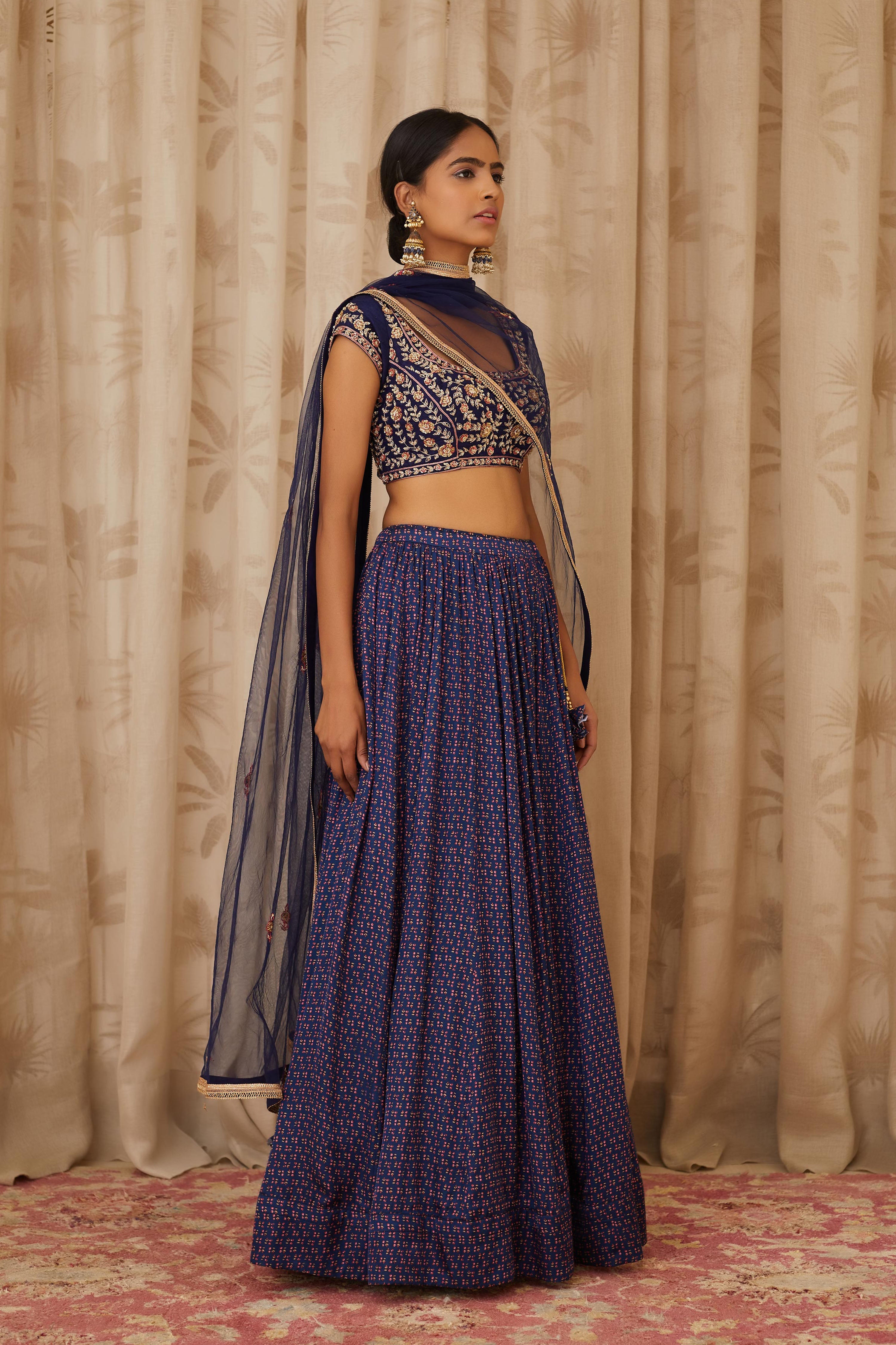 Blue Lehenga Set