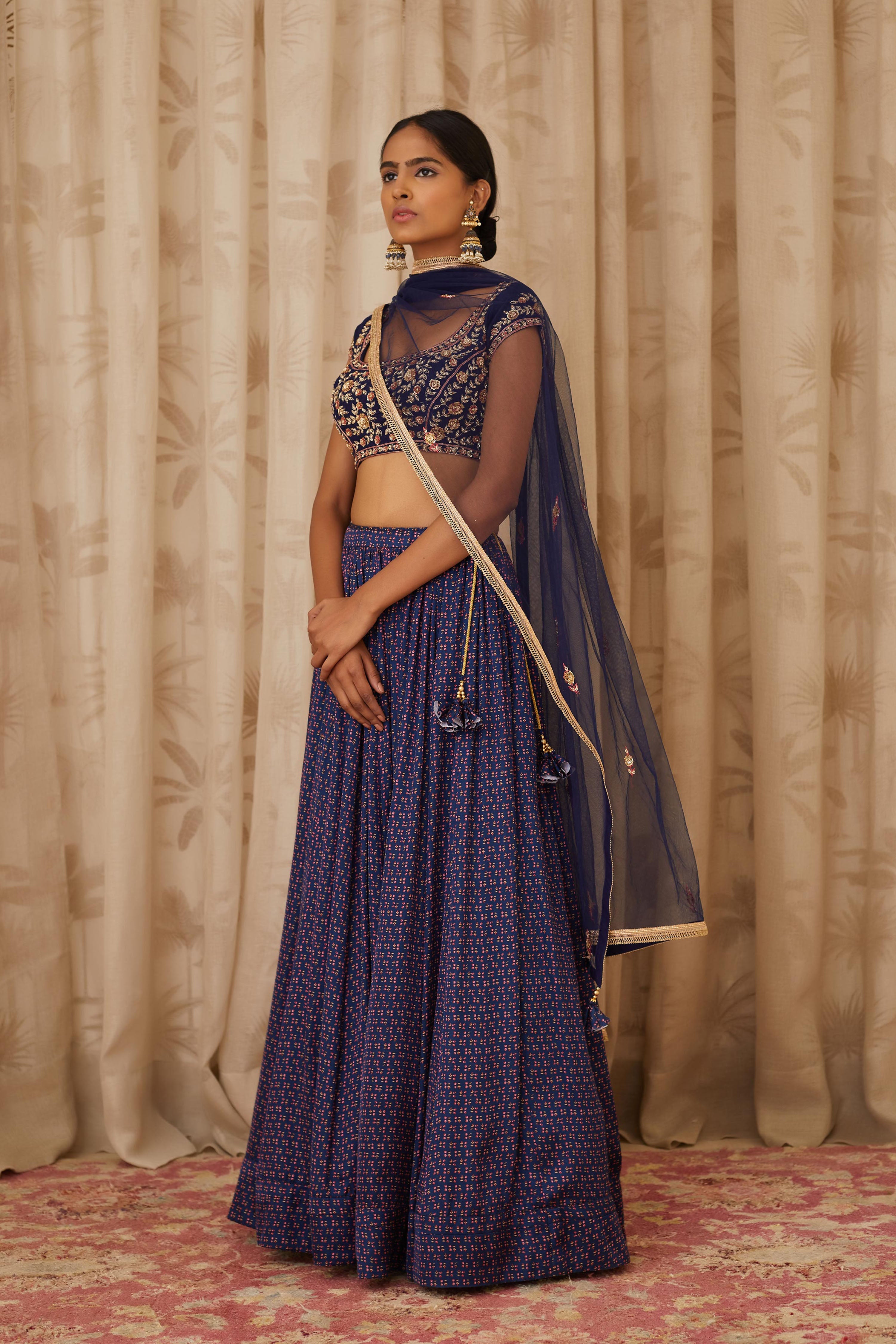 Blue Lehenga Set