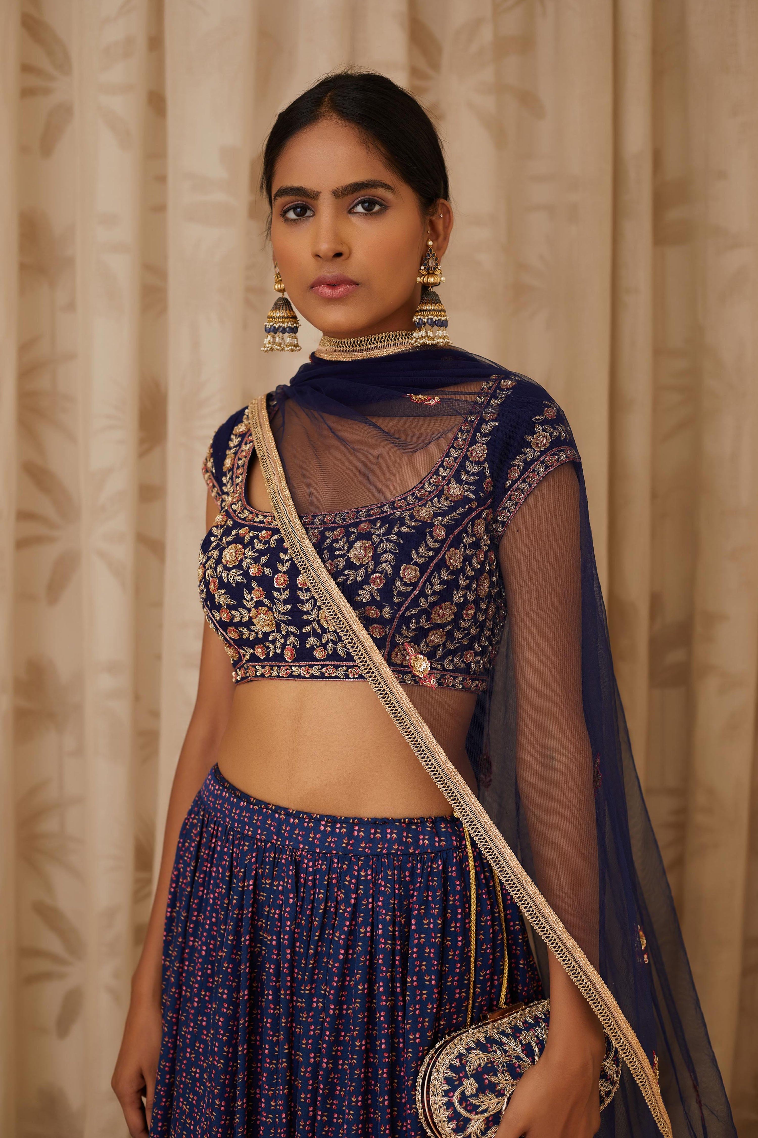 Blue Lehenga Set