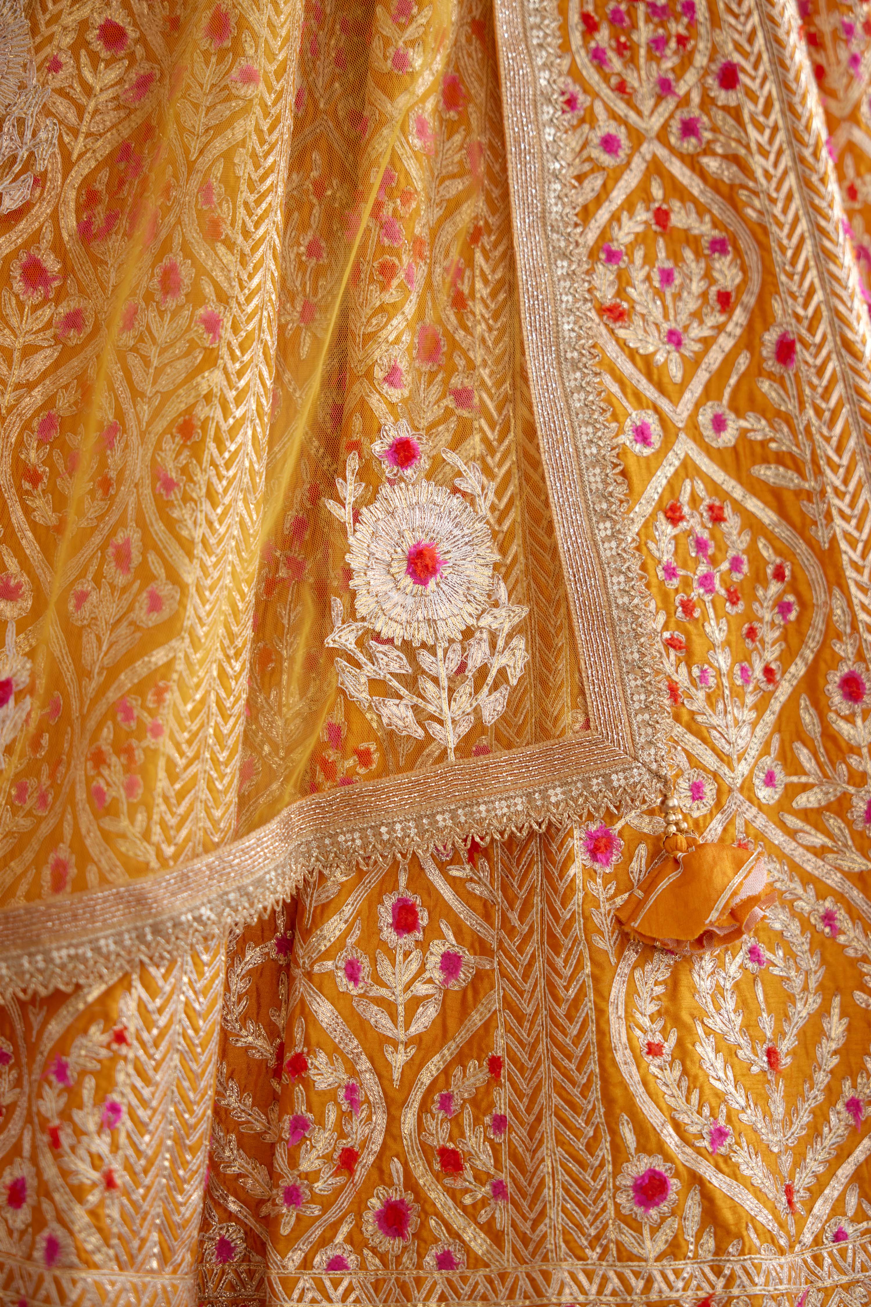 Turmeric Yellow Lehenga Set