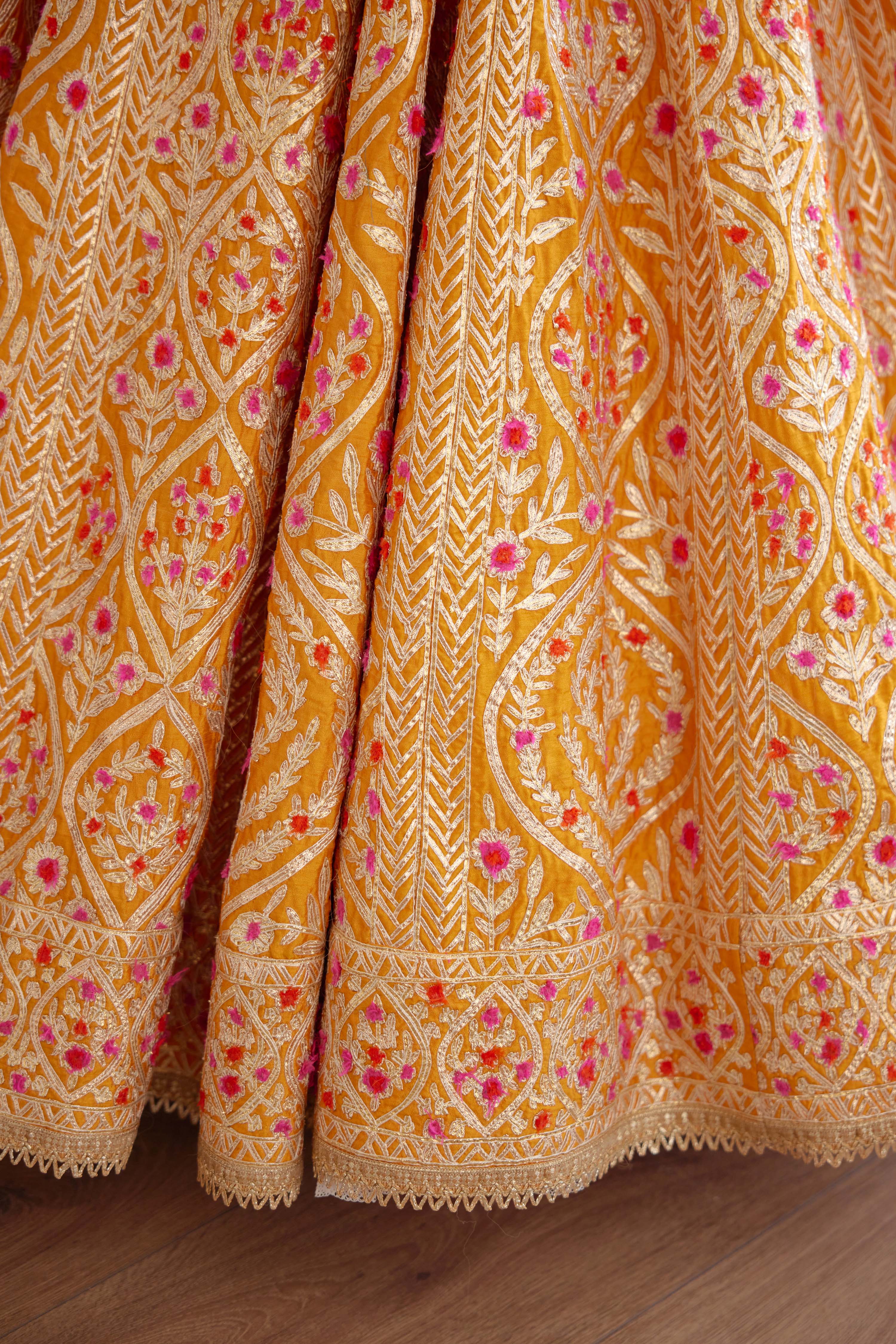 Turmeric Yellow Lehenga Set