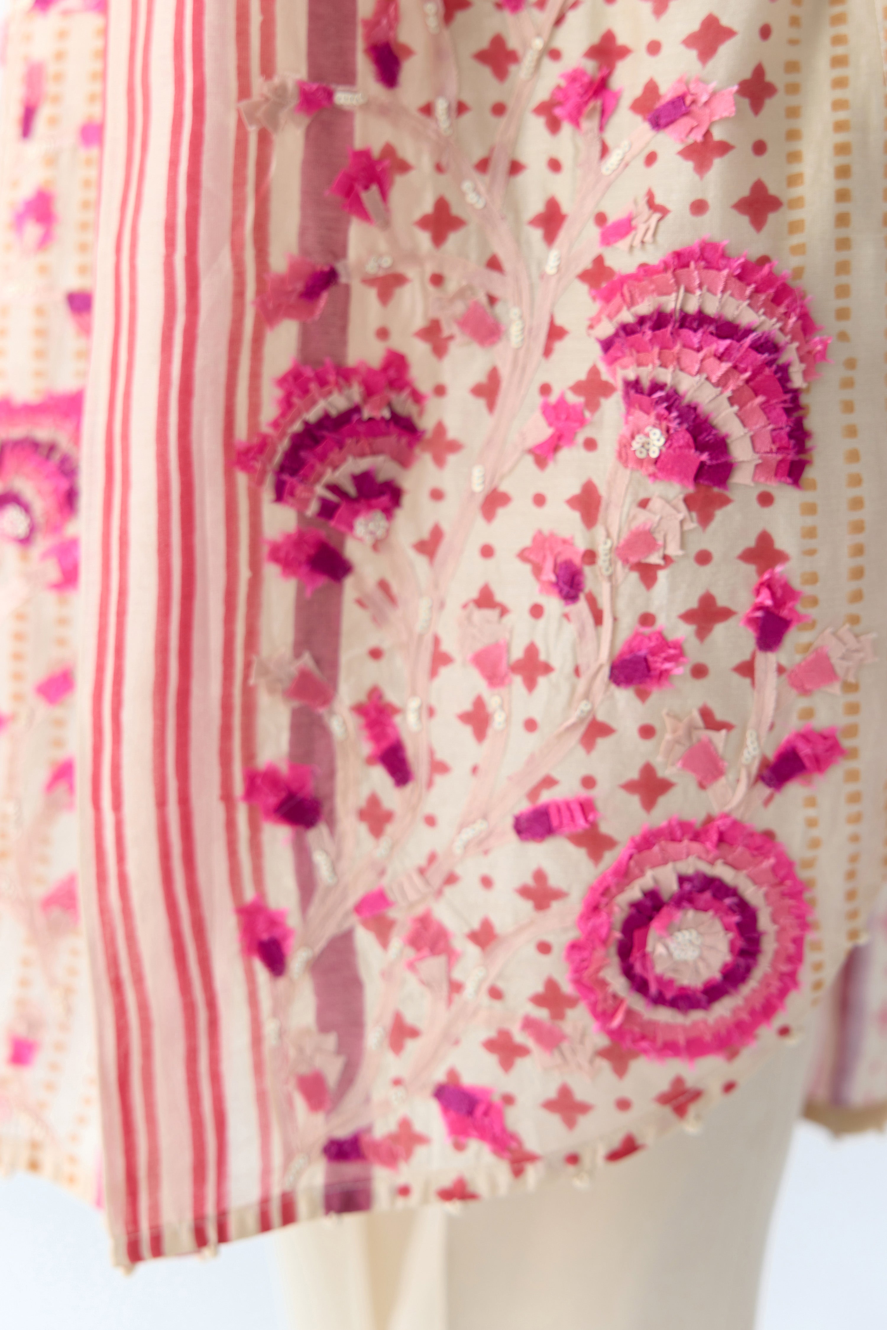 Almond White Kurta Set