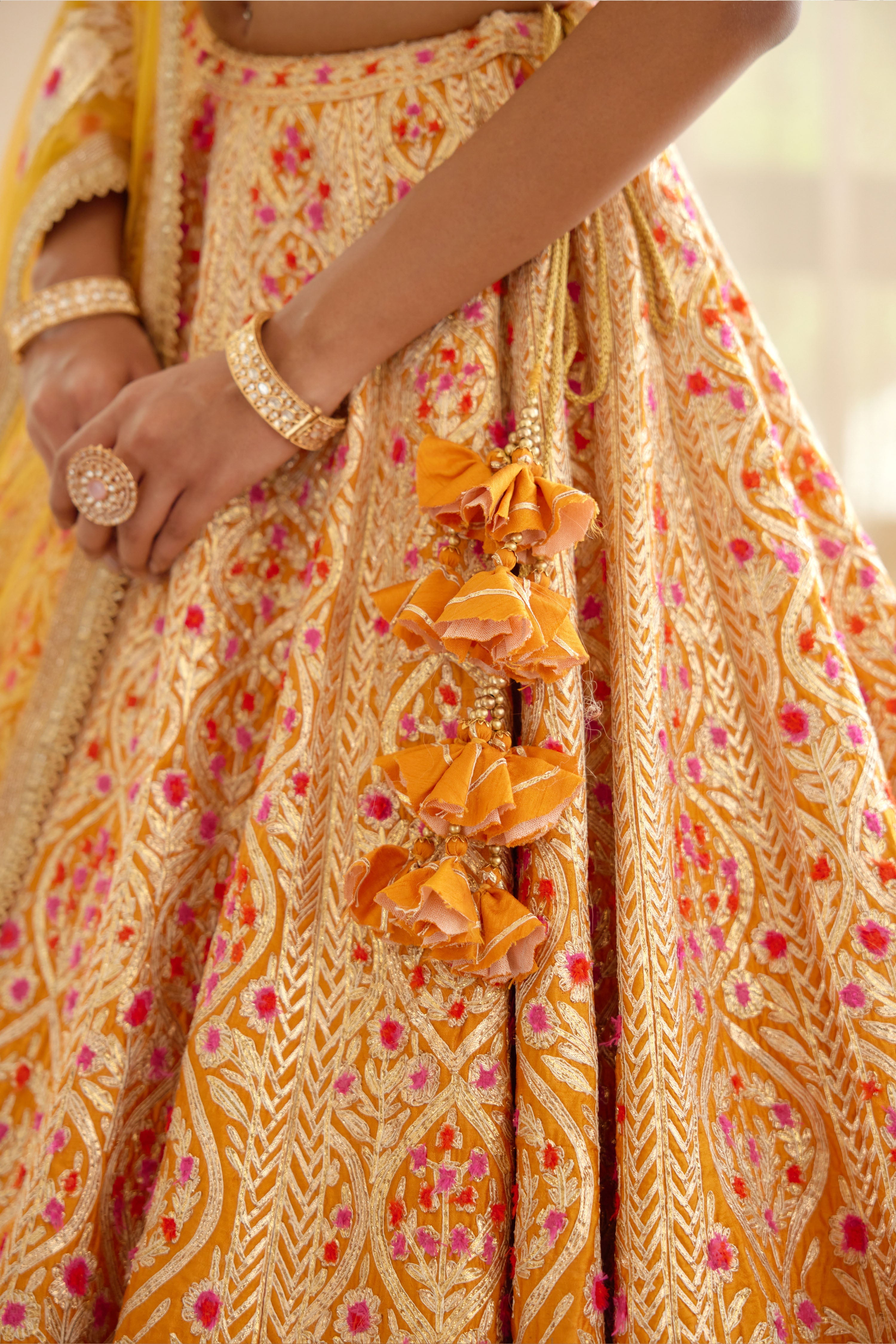 Turmeric Yellow Lehenga Set